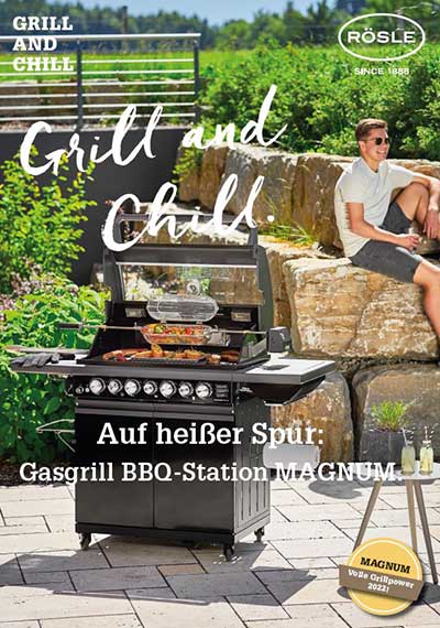 Brochure - On the hot track: Gas barbecue BBQ-Station Magnum