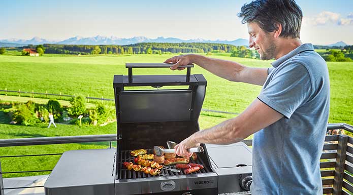 Grillen mit der Gasgrill BBQ-Station Videro G2