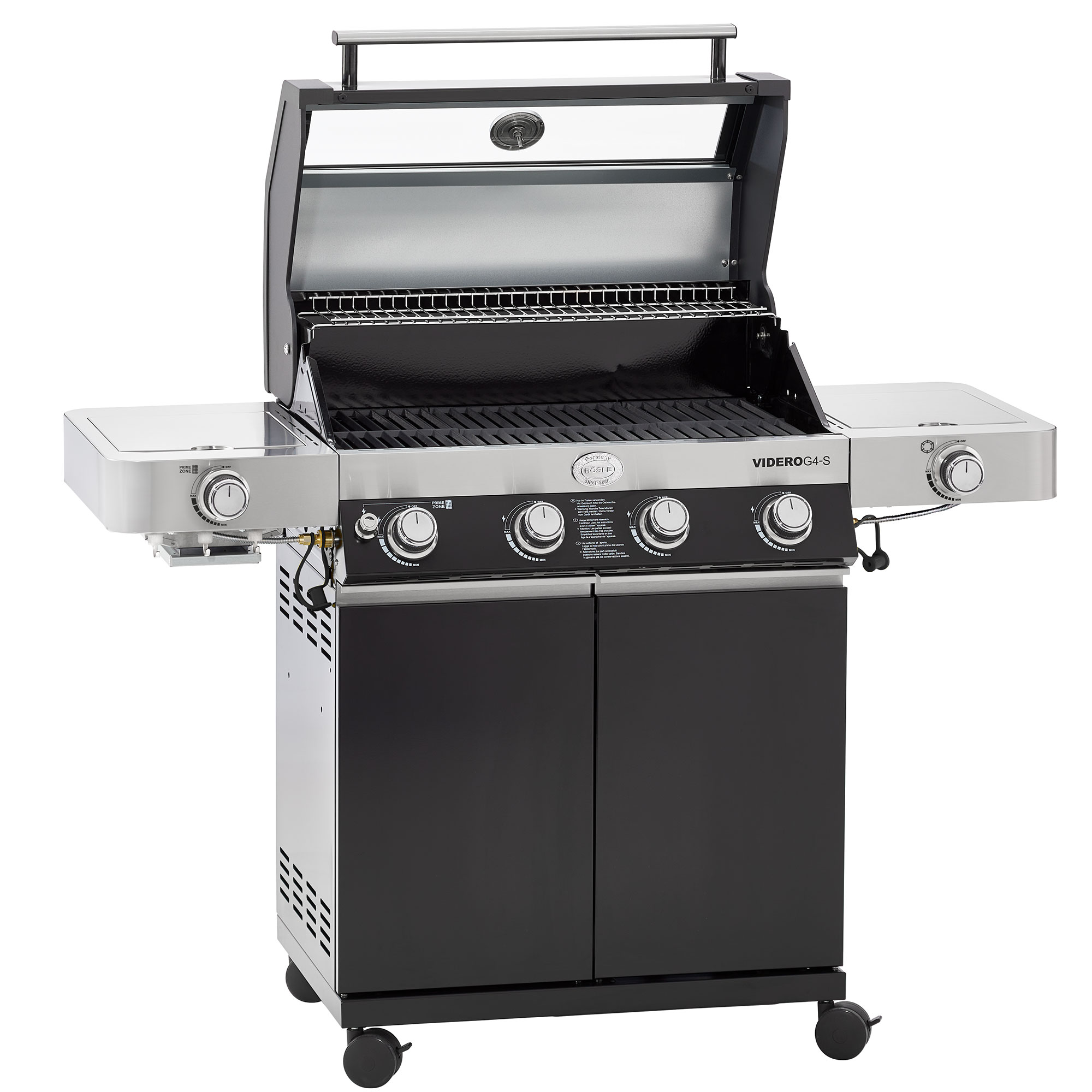 Gas grill BBQ-Station Videro G4-S Vario + 50 mbar incl. Cover
