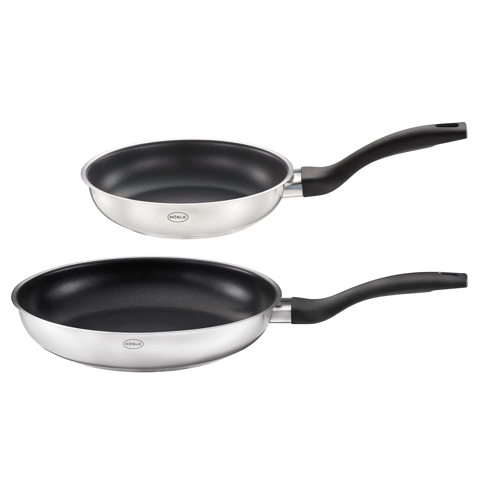 Frying Pan Set "Basic Line" Ø 20 cm, 24 cm | 8.0 in., 9.5 in. with non-stick coating ProPlex