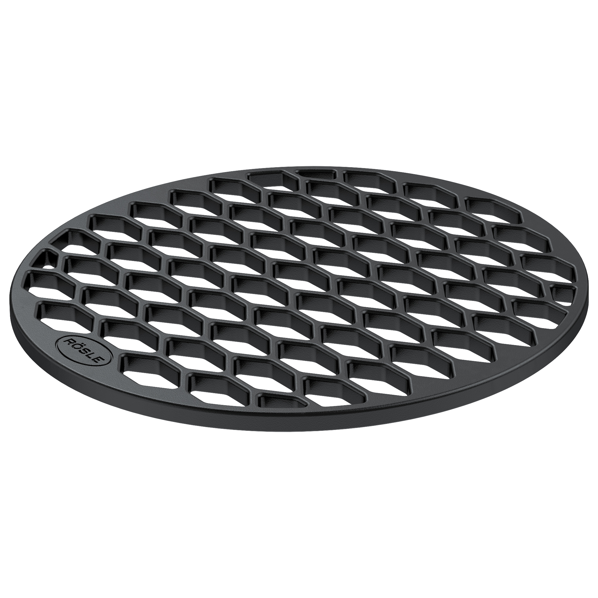 RÖSLE Grillrost Vario 30 cm Grillrost Vario, rund, 30 cm, mit Wabenstruktur, schwarz, aus robustem Material.