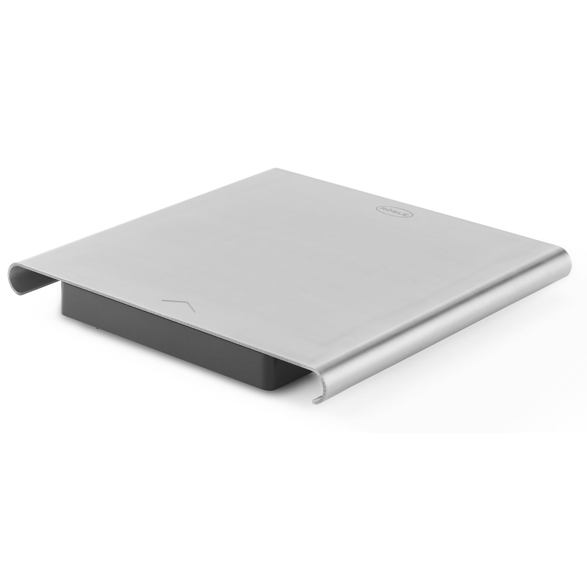 RÖSLE digitale Küchenwaage digitale Küchenwaage mit Slide-Funktion, flach und aus Edelstahl, rechteckige Form.