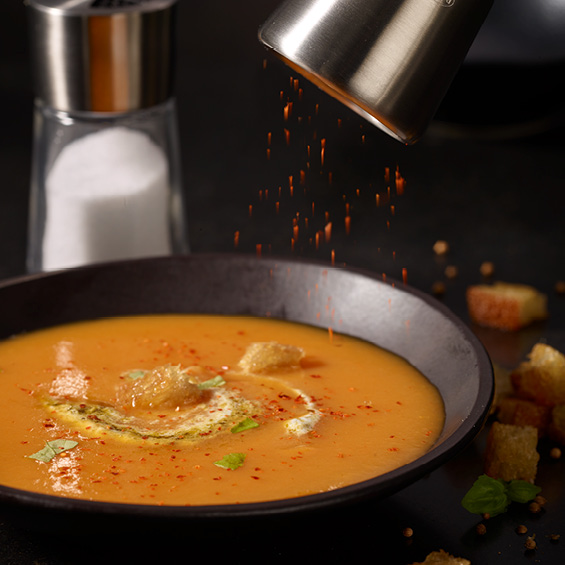 Tomato and bell pepper soup