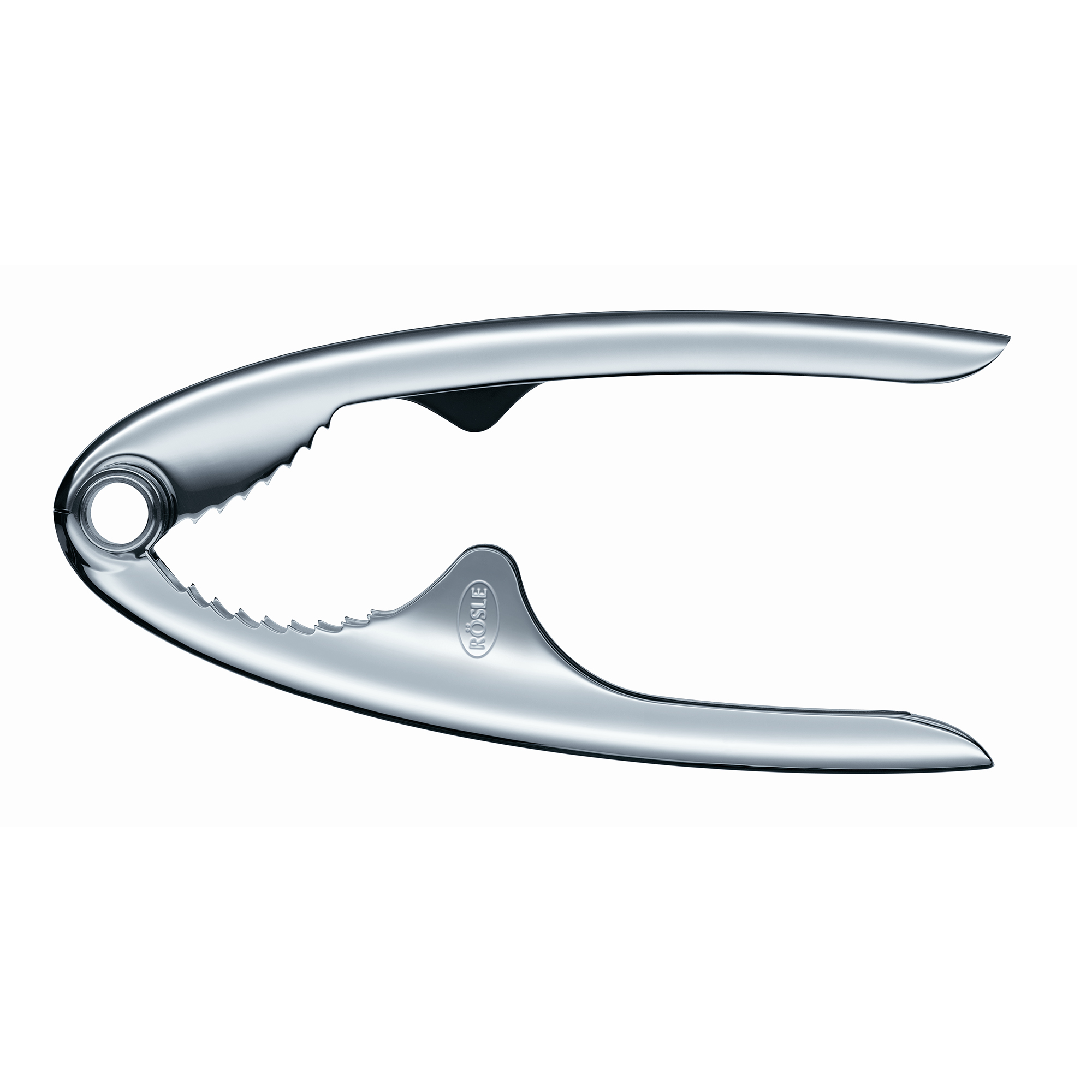 RÖSLE Nussknacker Nussknacker aus Edelstahl, glänzende Oberfläche, ergonomisches Design