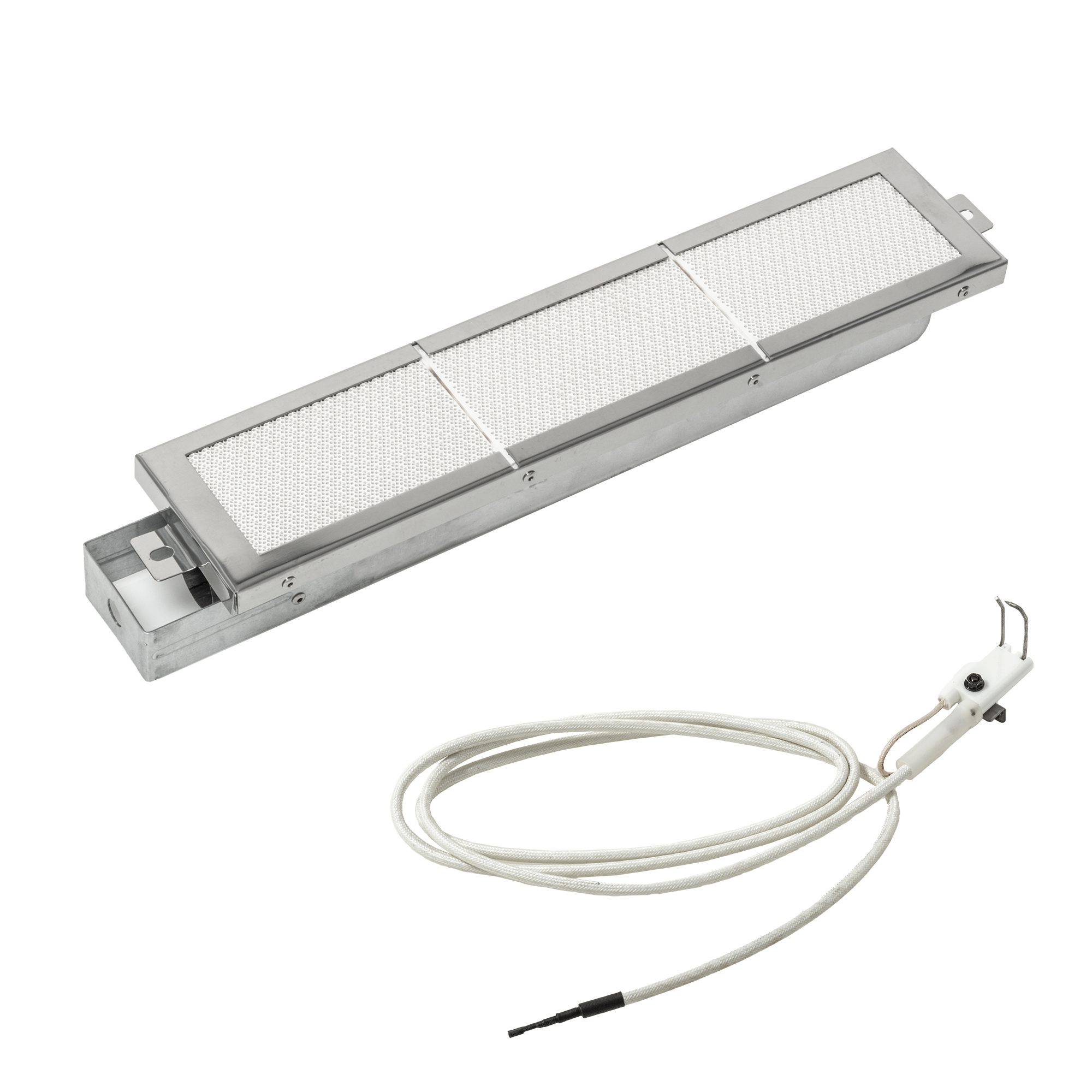 RÖSLE Backburner mit Zündung Backburner aus Edelstahl mit Zündung, rechteckige Form, inklusive Zündkabel.