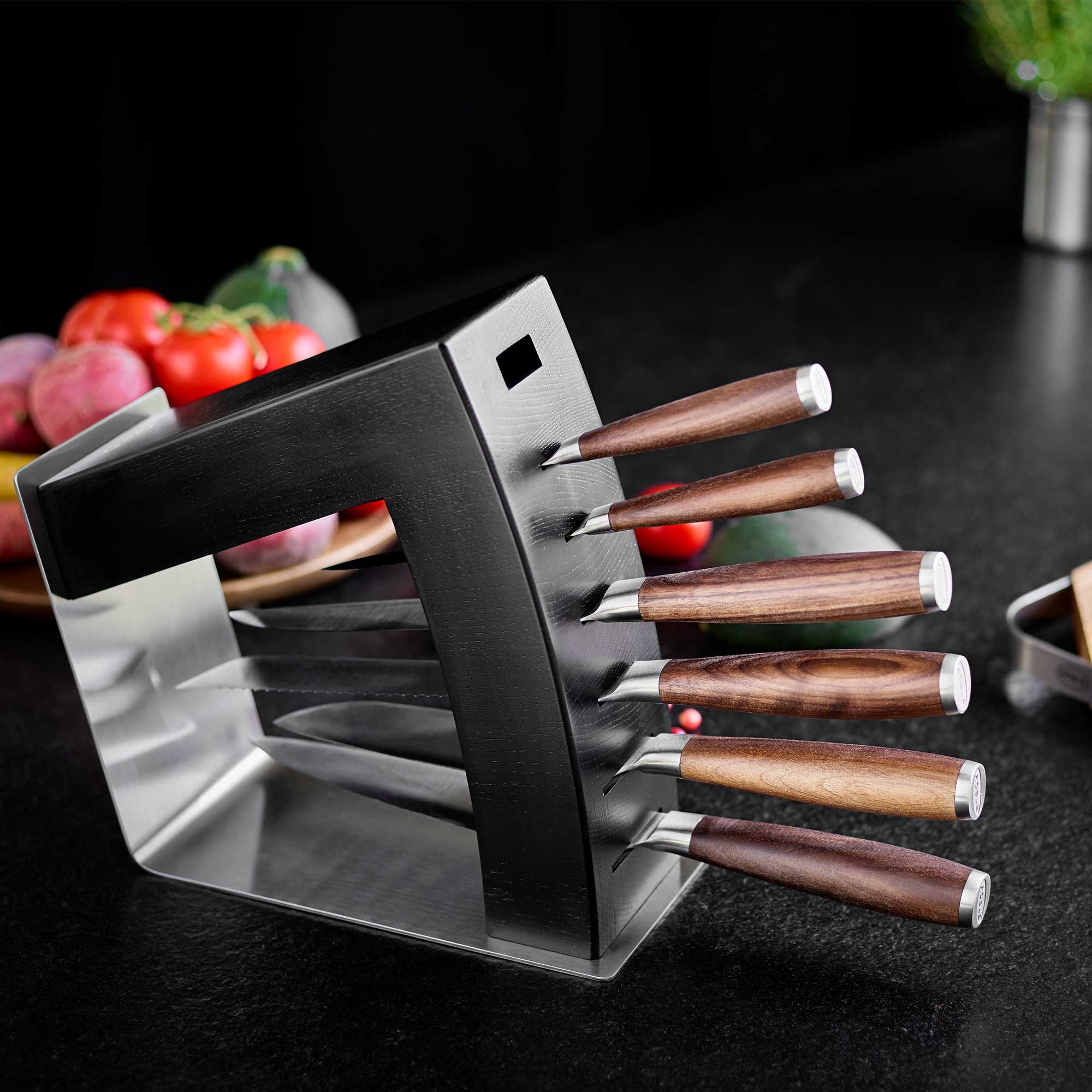 Knife Block "MoveX" black without knives