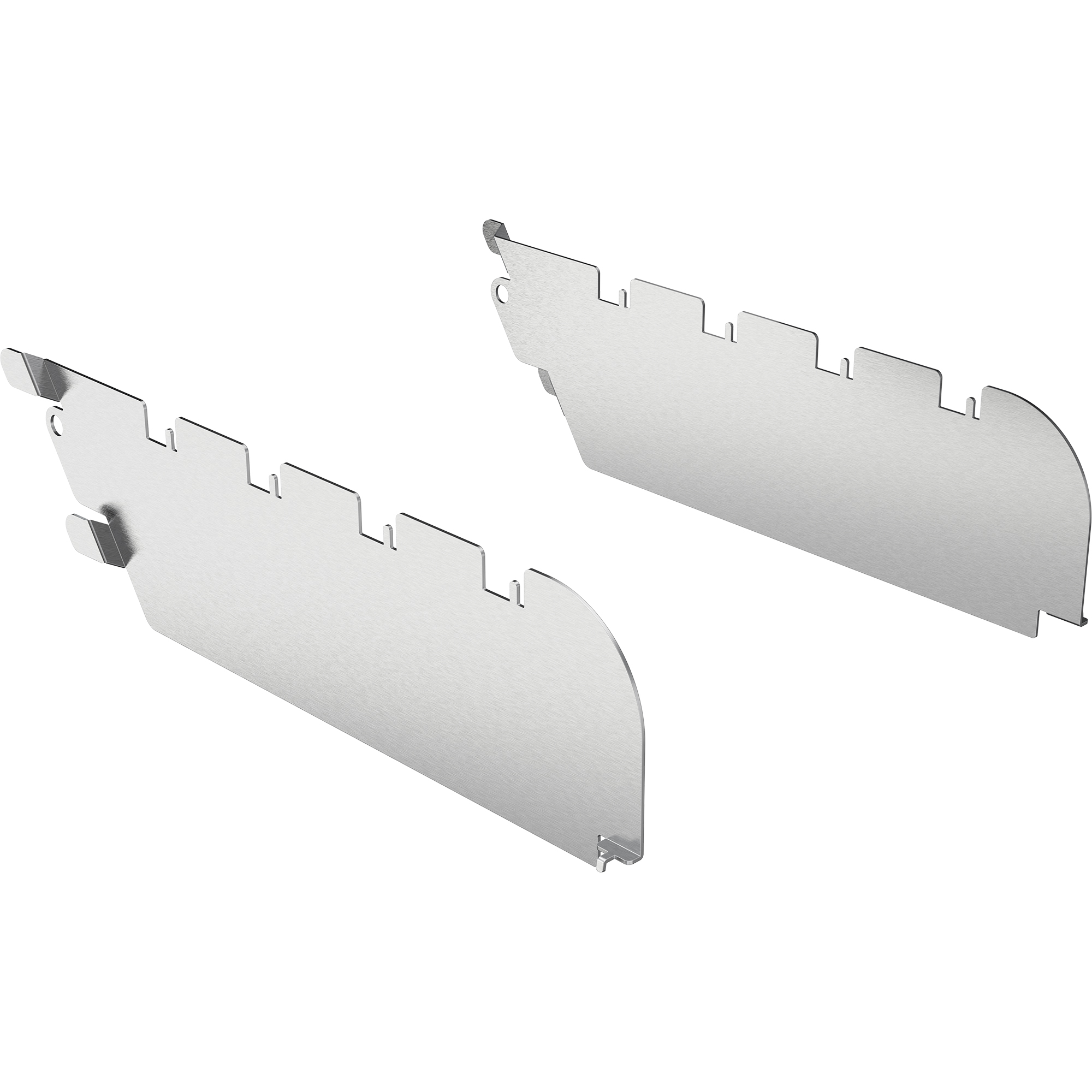 RÖSLE Windschutz für Videro Grill Windschutz für Videro Grill, aus Edelstahl, rechteckige Form, zwei Teile, schützt vor Wind.