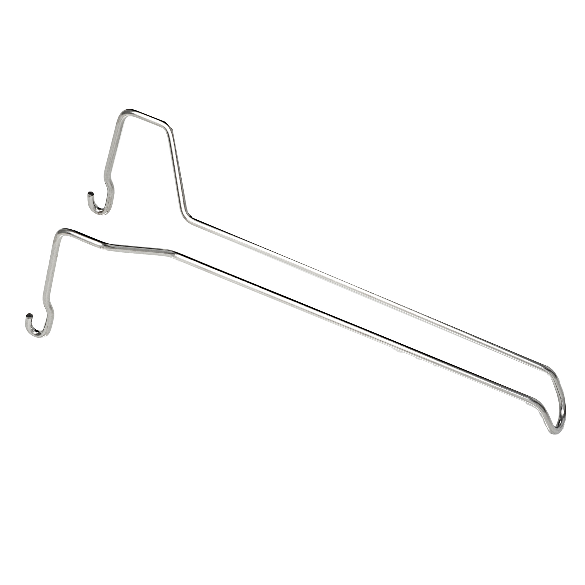 Küchenrollenhalter von RÖSLE Küchenrollenhalter aus Edelstahl, gebogenes Design mit zwei Haken.