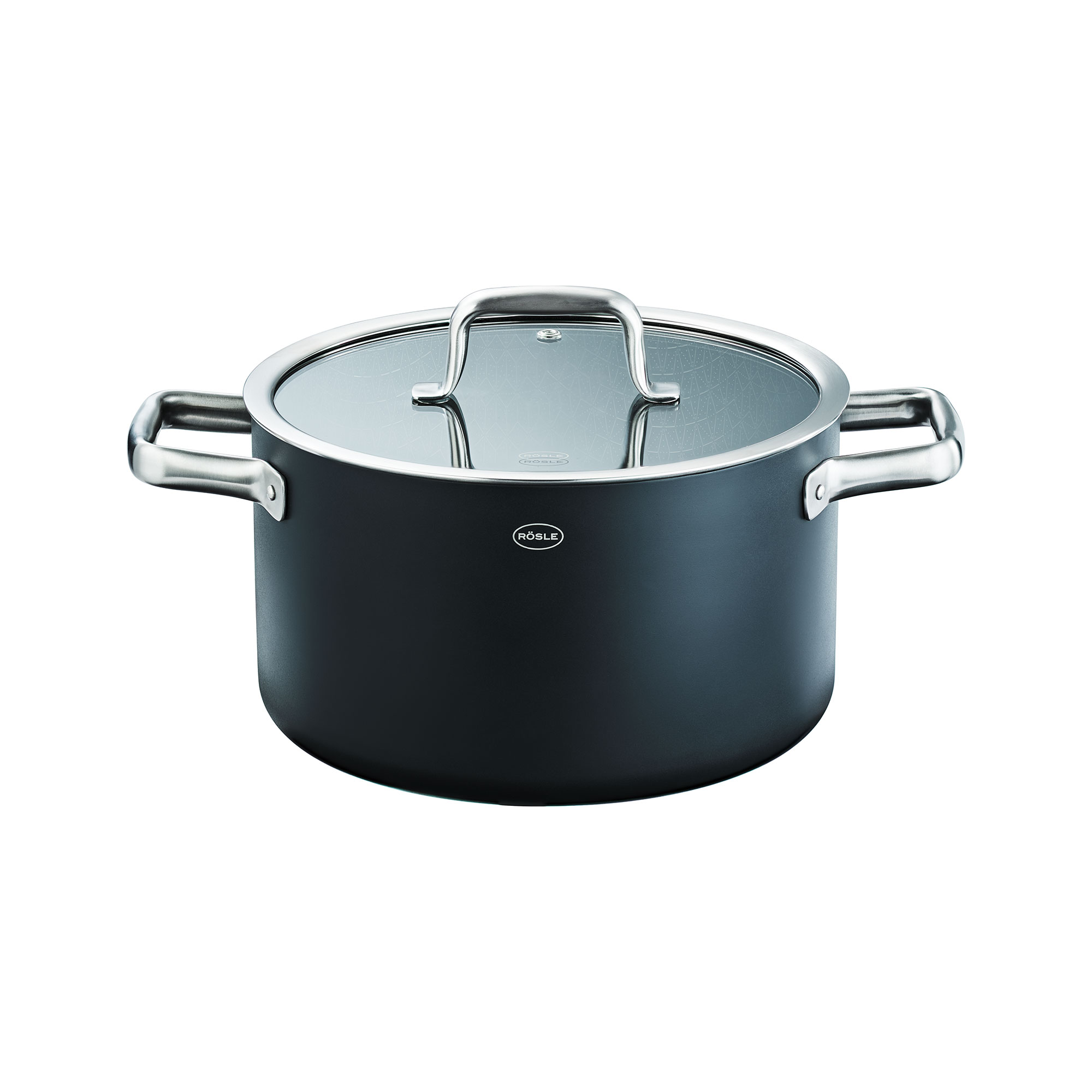 Kochtopf EBONIC Ø 24 cm Kochtopf aus Mehrschichtmaterial mit Keramikbeschichtung ProNero, Ø 24 cm