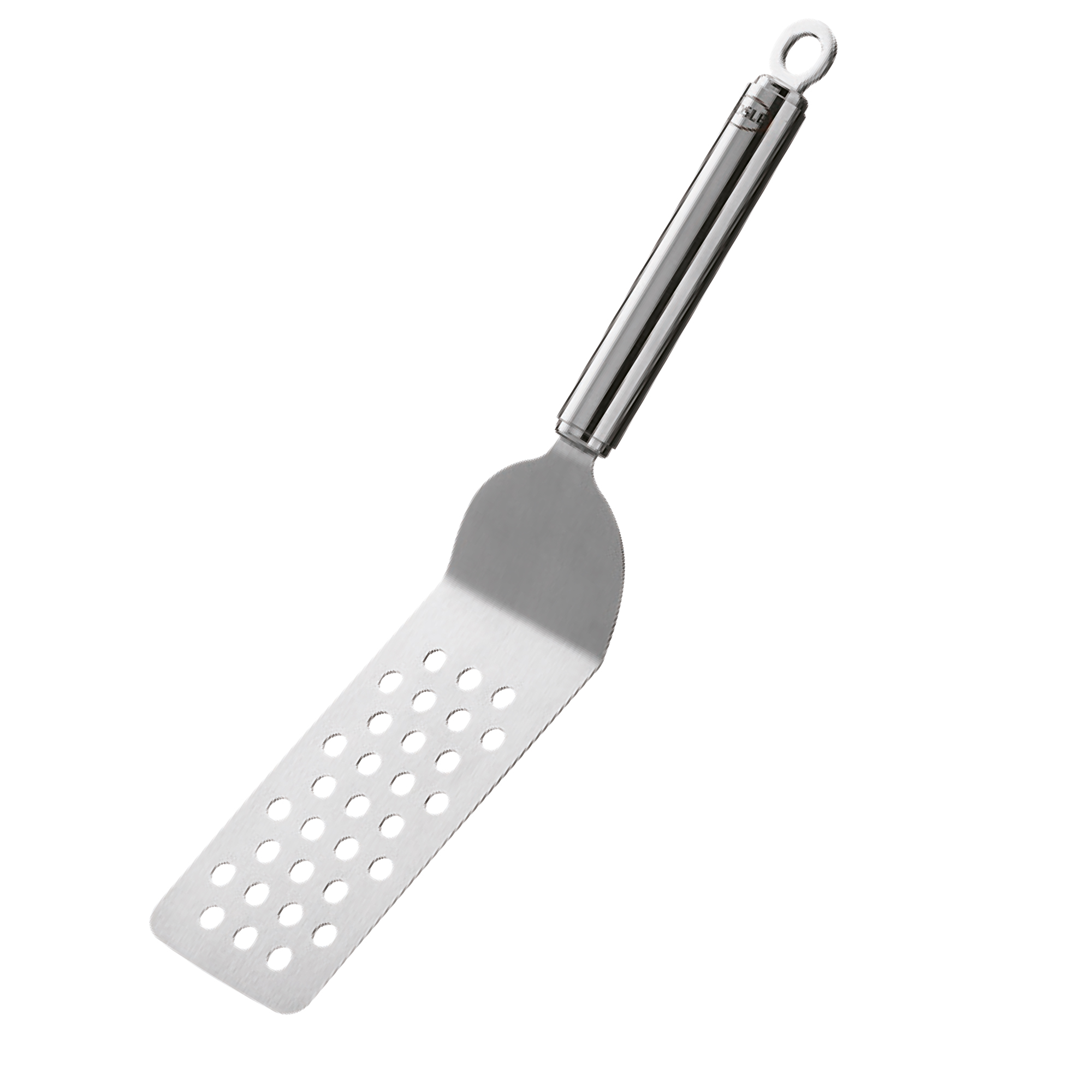 RÖSLE Edelstahl Wender für BBQ BBQ Burger Set: Edelstahl Wender mit Lochungen für Grillen.