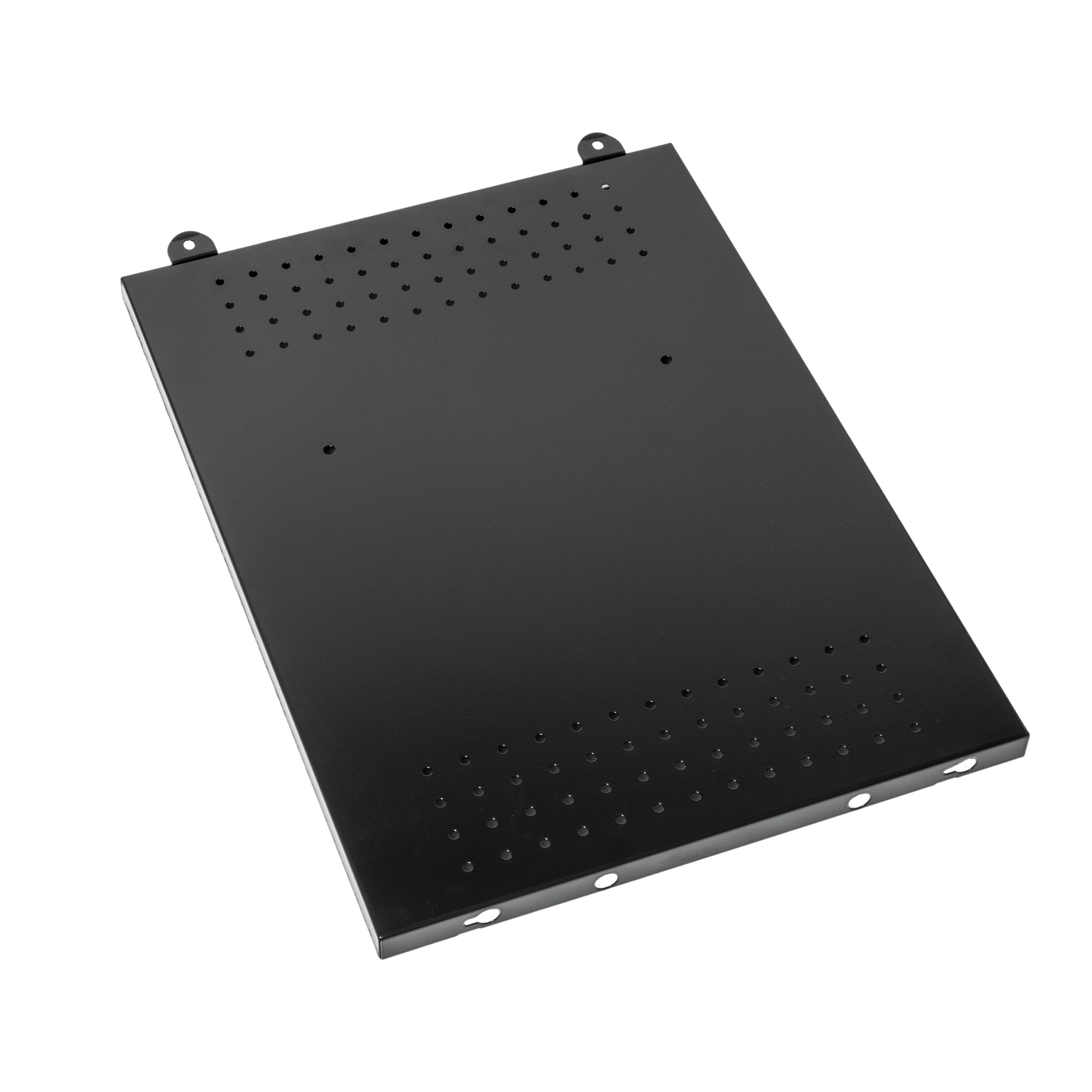 RÖSLE Unterschrankplatte schwarz Unterschrankplatte, rechteckig, schwarz, Metall, mit Belüftungslöchern