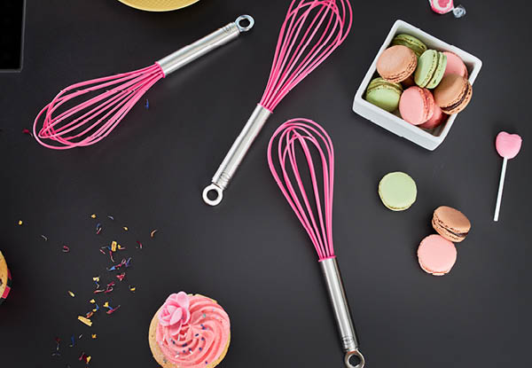 Whisk Pink Charity and Macarons