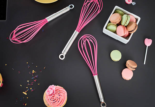 Buy Whisk silicone pink 27 cm  10.6 in. - online at RÖSLE GmbH