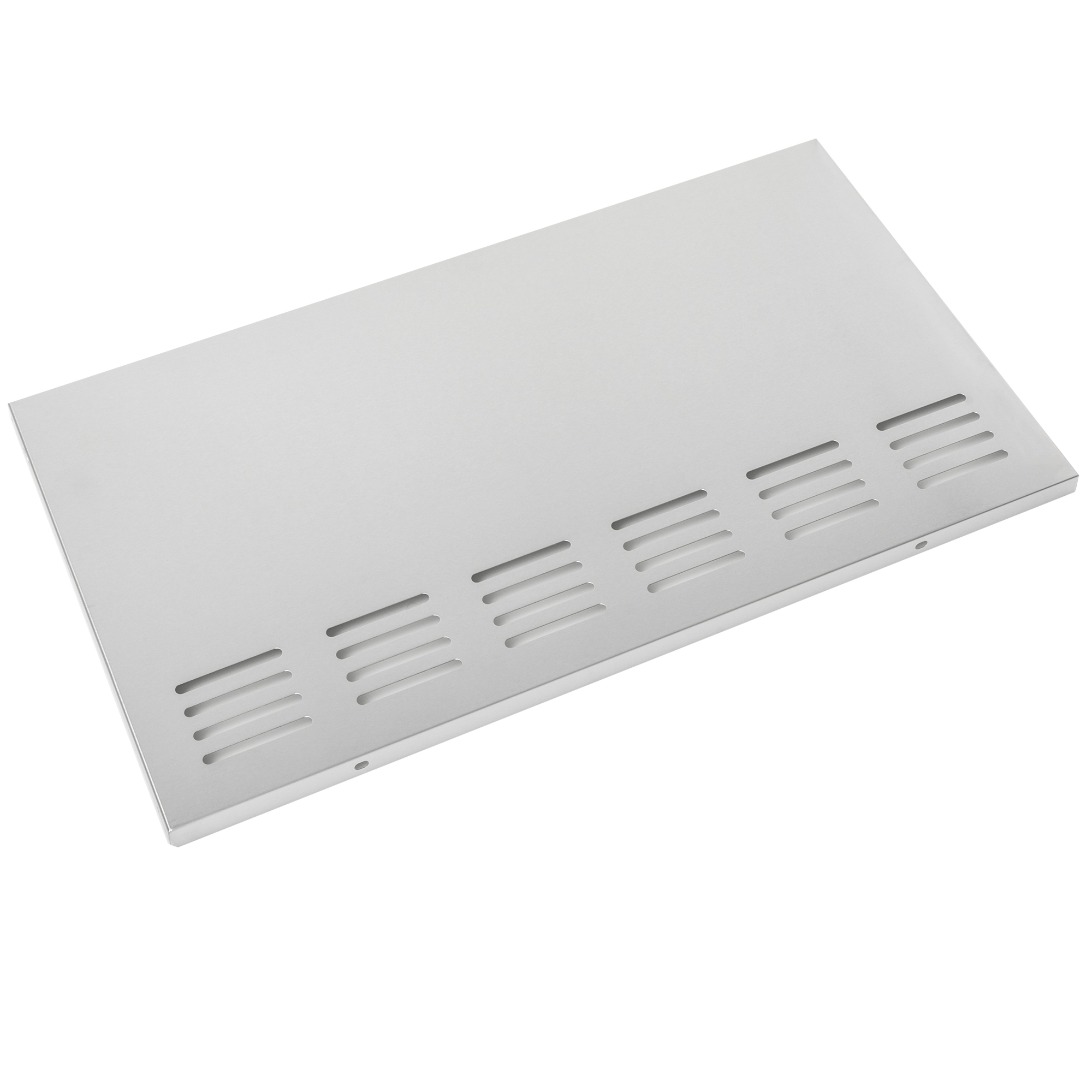 RÖSLE Unterschrank Rückwand Unterschrank Rückwand aus Edelstahl, rechteckig mit Lüftungsschlitzen