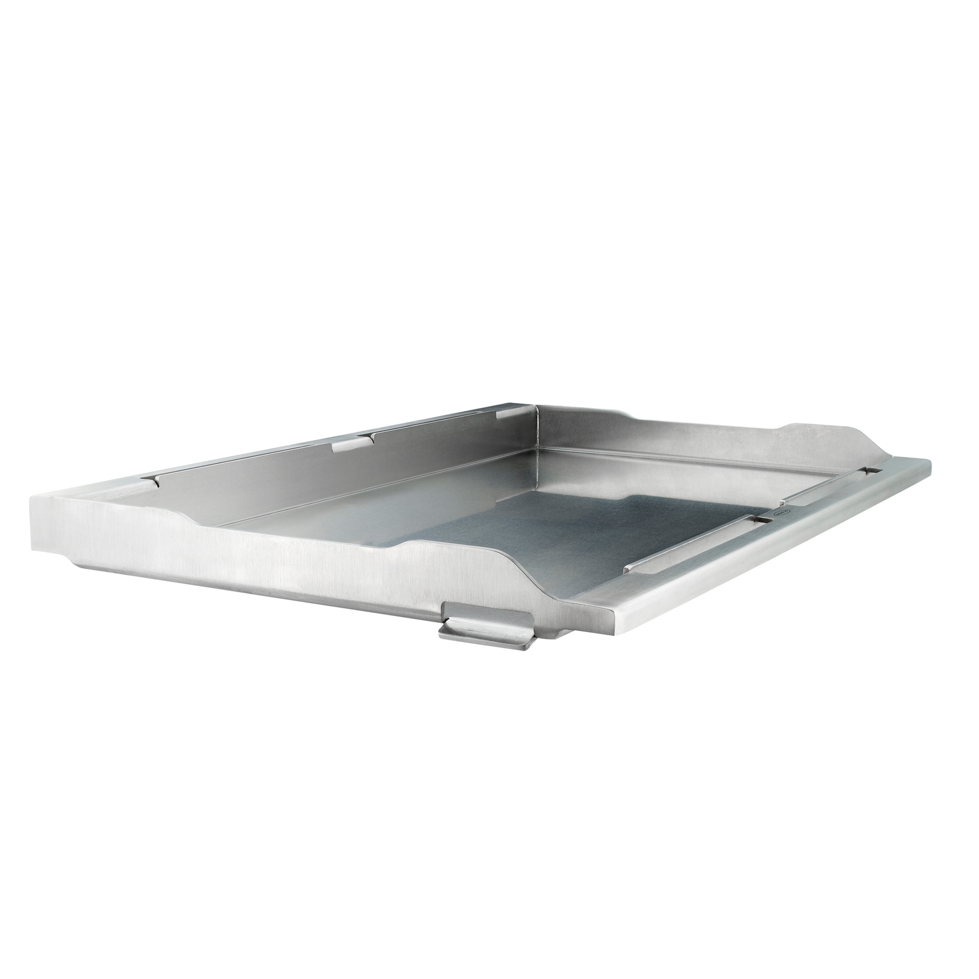 Plancha Grillplatte, rechteckig, Seitenansicht Edelstahl, aus robustem Material, ideal für...