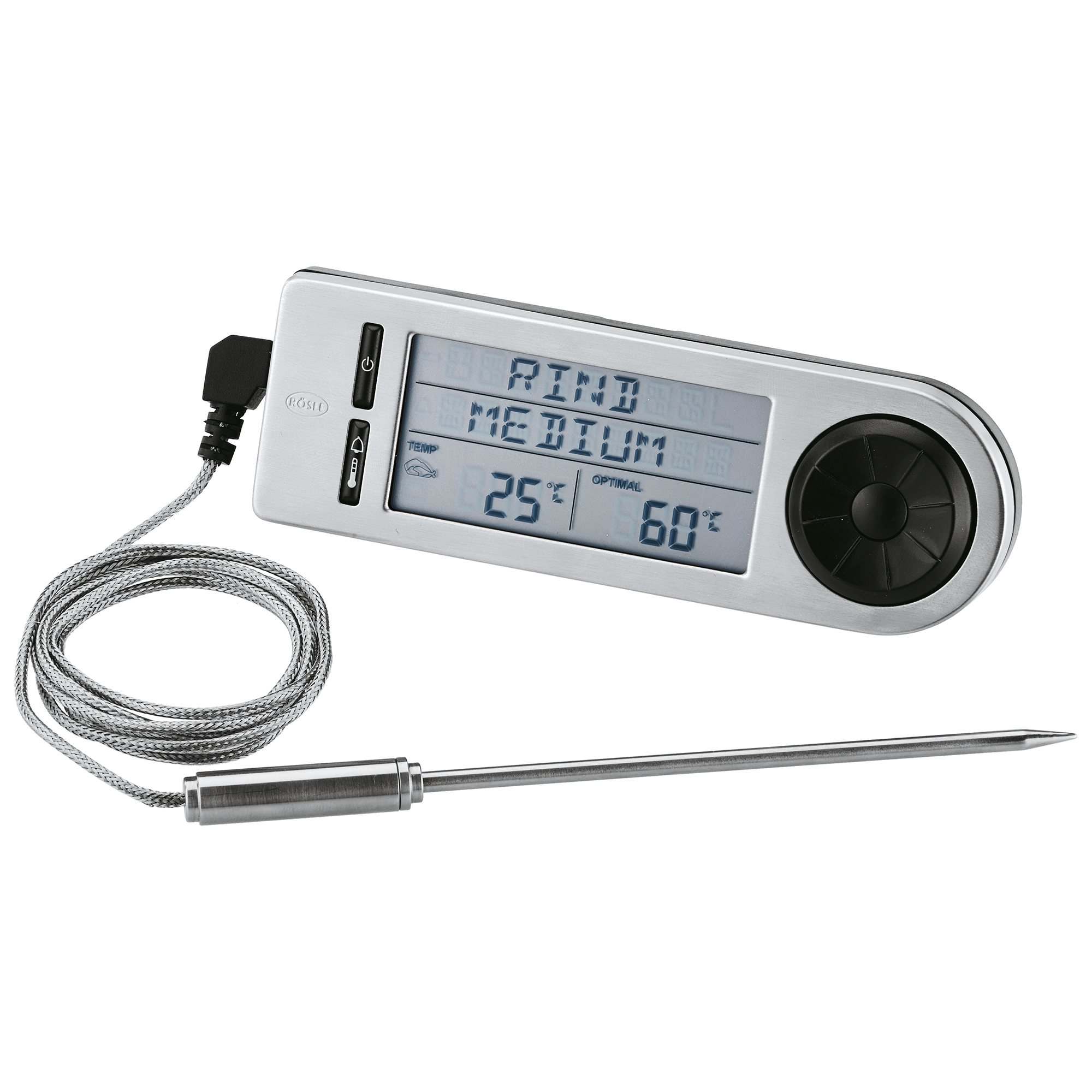Barbecue Thermometer Bratenthermometer Grillthermometer Edelstahl BBQ-Gasgrill_ 