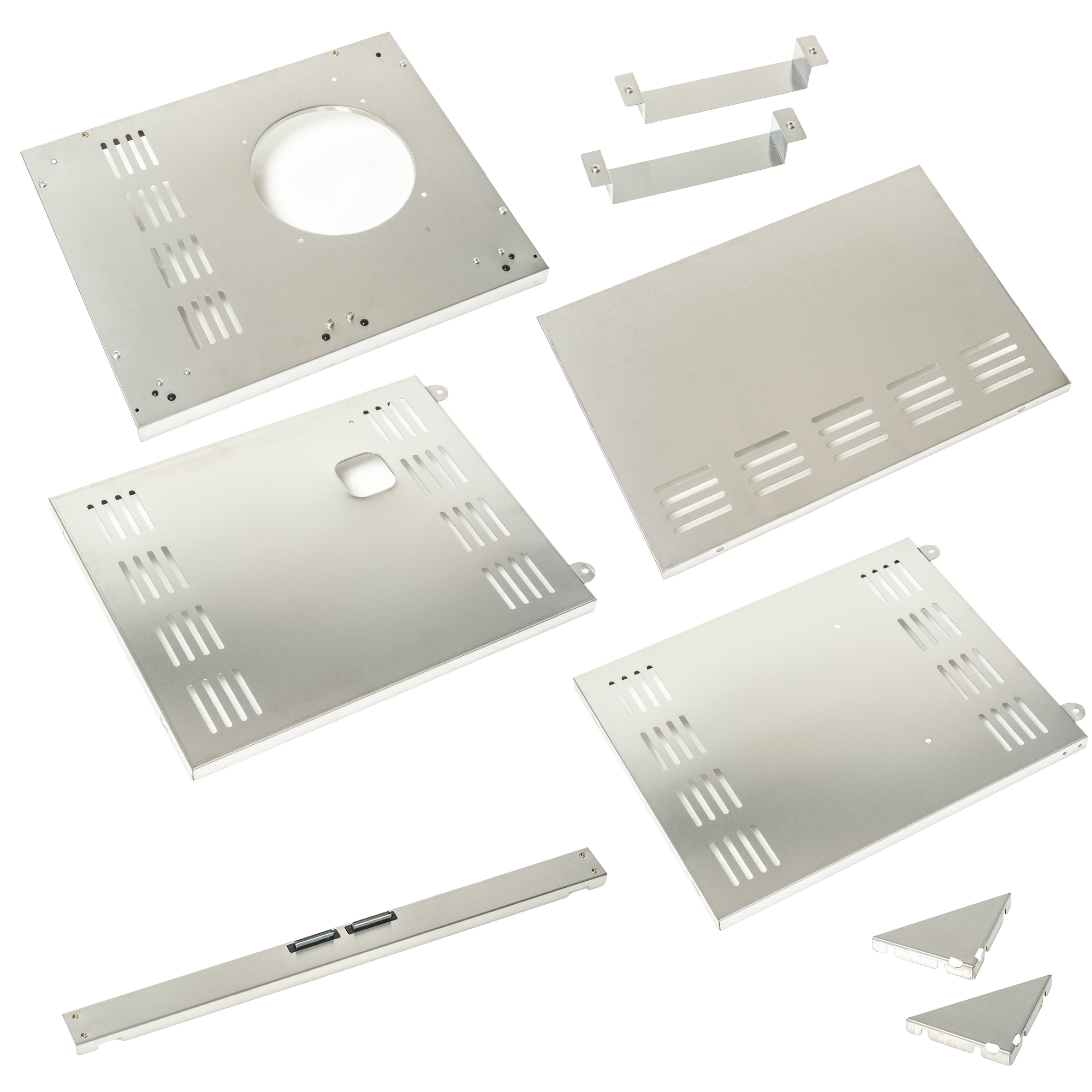 Lower cabinet stainless steel complete without doors (Videro G3) listing.imageAltPrefix