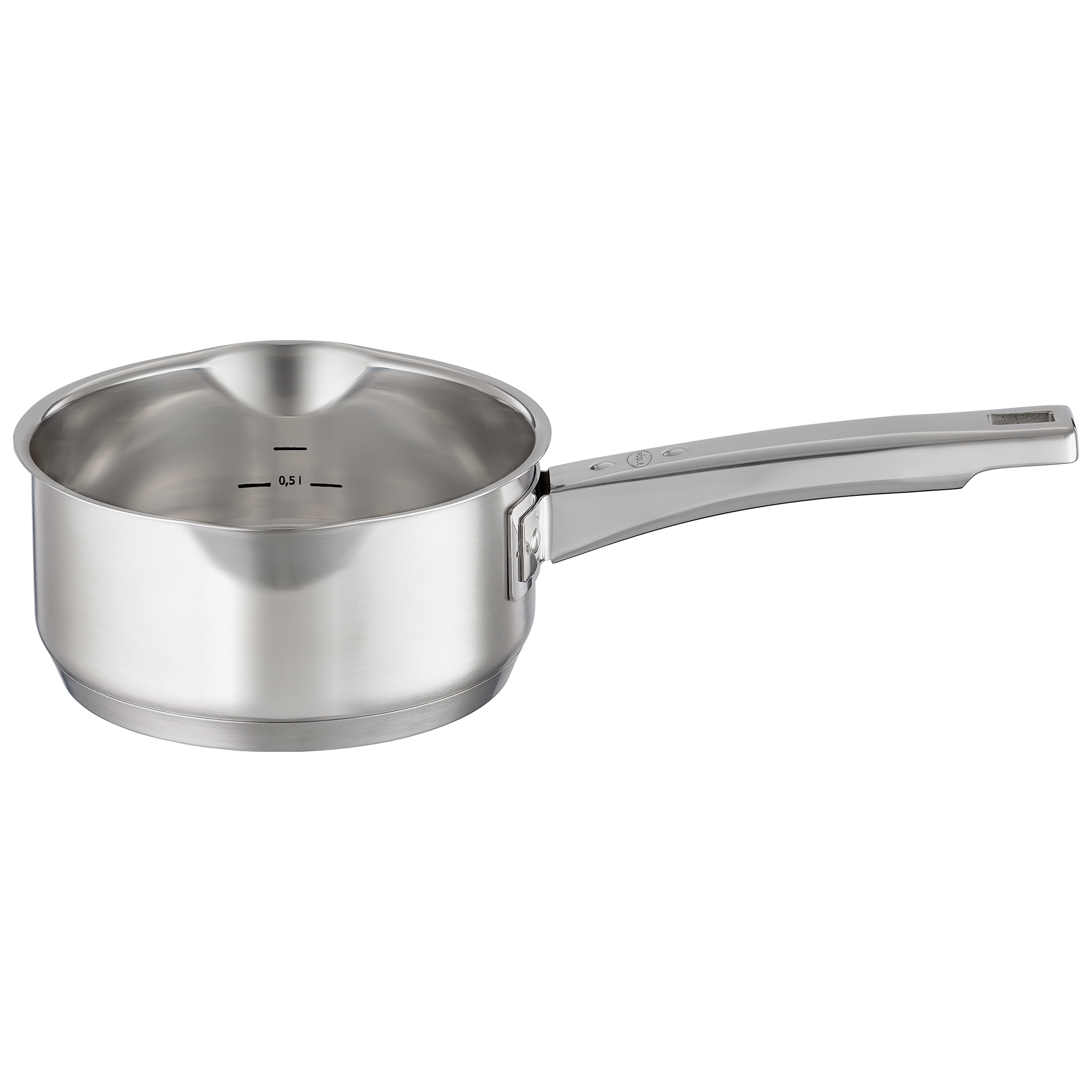 RÖSLE Edelstahl Topf mit Griff Topfset, 4-teilig, aus Edelstahl, mit einem Griff, für Kochzwecke geeignet