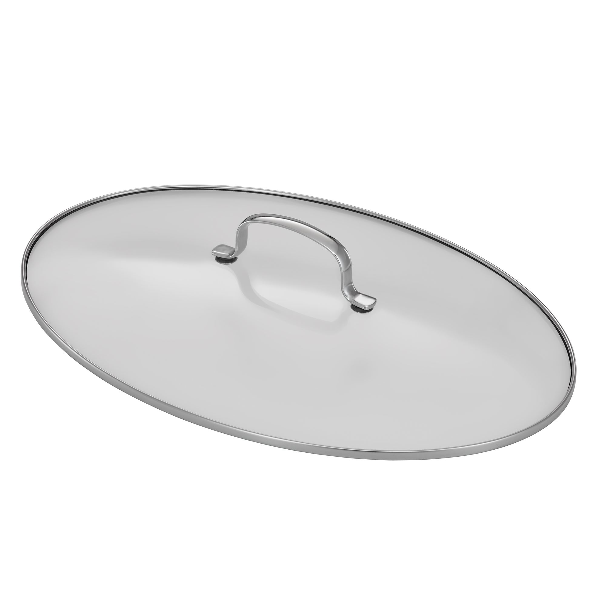 RÖSLE Elegance Bräter Glasdeckel Elegance Bräter mit Glasdeckel, oval, transparent, Edelstahlgriff