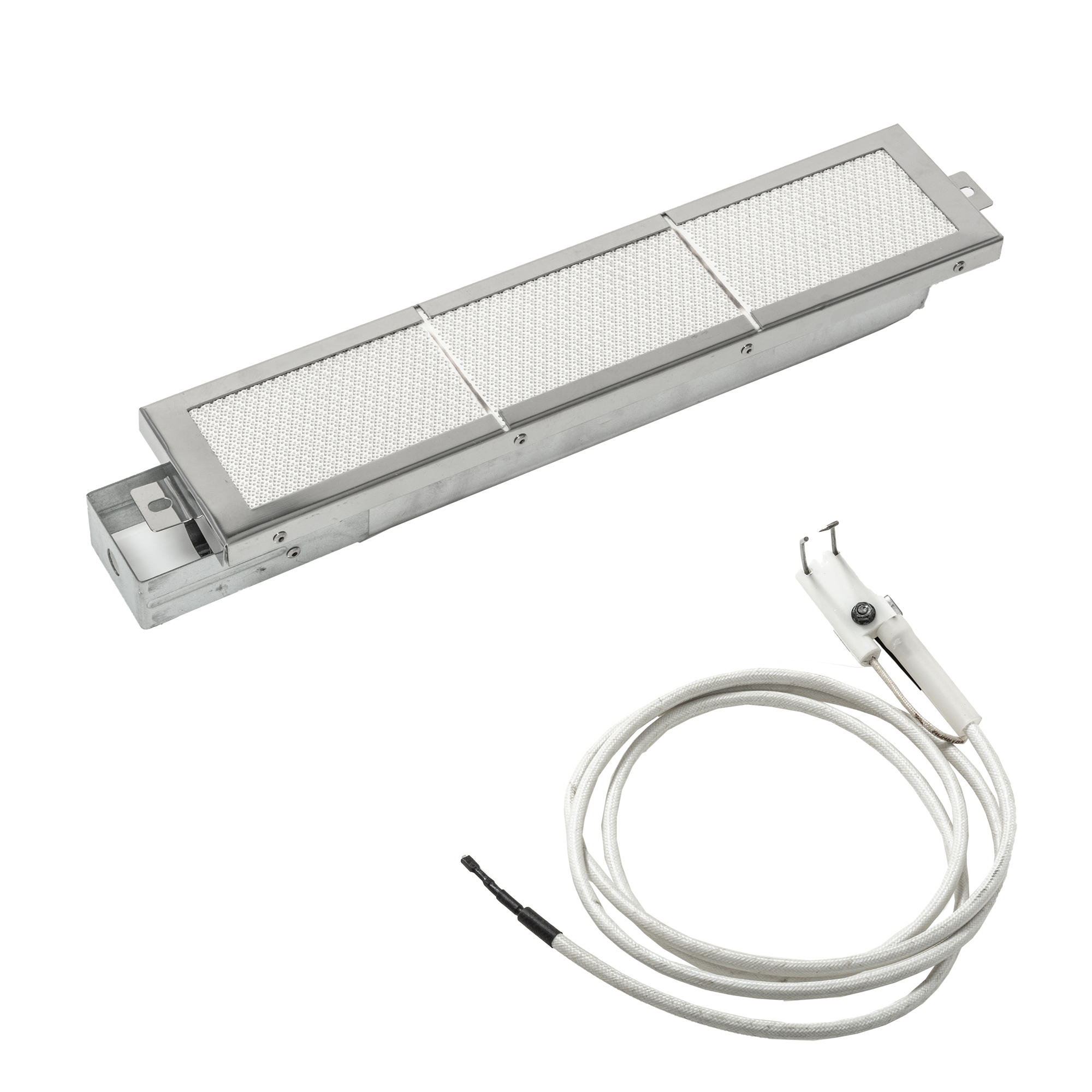 RÖSLE Backburner mit Zündung Backburner, Edelstahl, rechteckig, mit Zündkabel, für Grillgeräte