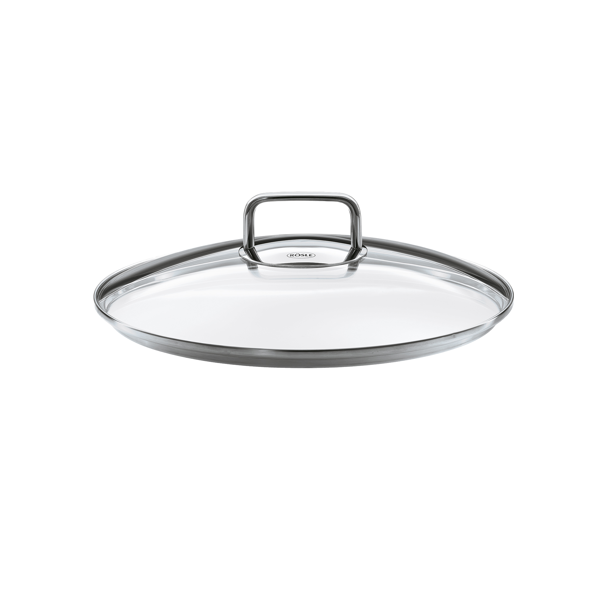 RÖSLE glass lid imotion 20 cm Glass lid, 20 cm, round, transparent, with handle