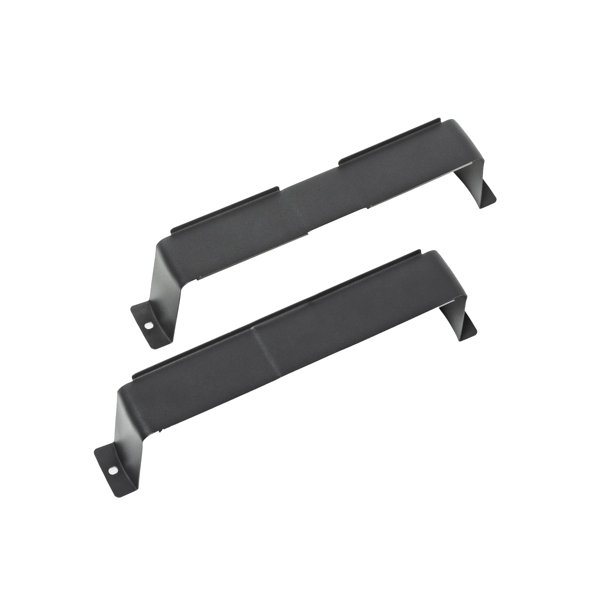 RÖSLE Gasflaschenhalter Gasflaschenhalter aus schwarzem Kunststoff, zwei Stück, zur sicheren Befestigung von Gasflaschen.