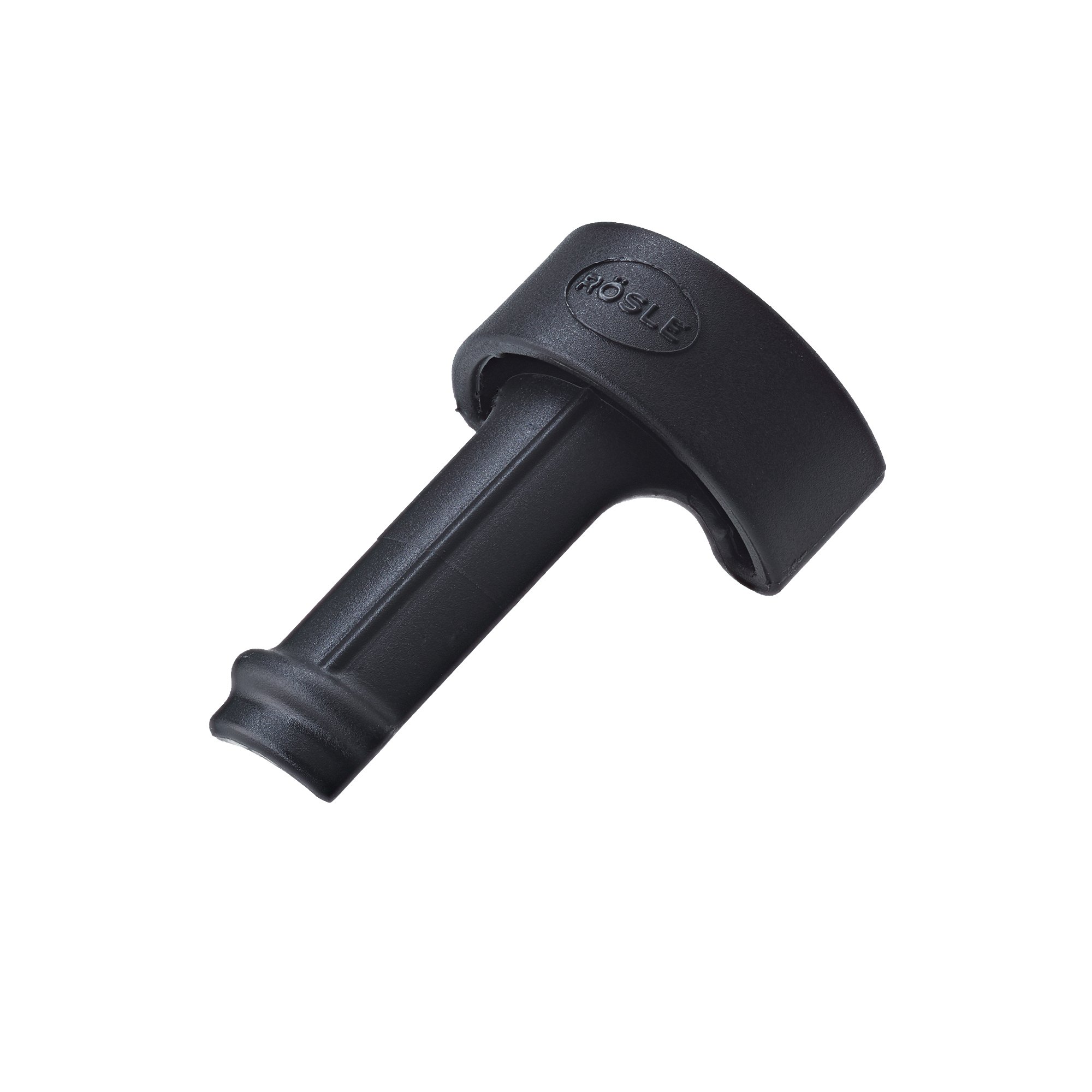 RÖSLE Knoblauchpressen-Stopper Knoblauchpressen-Stopper aus schwarzem Kunststoff, funktionales Küchenwerkzeug