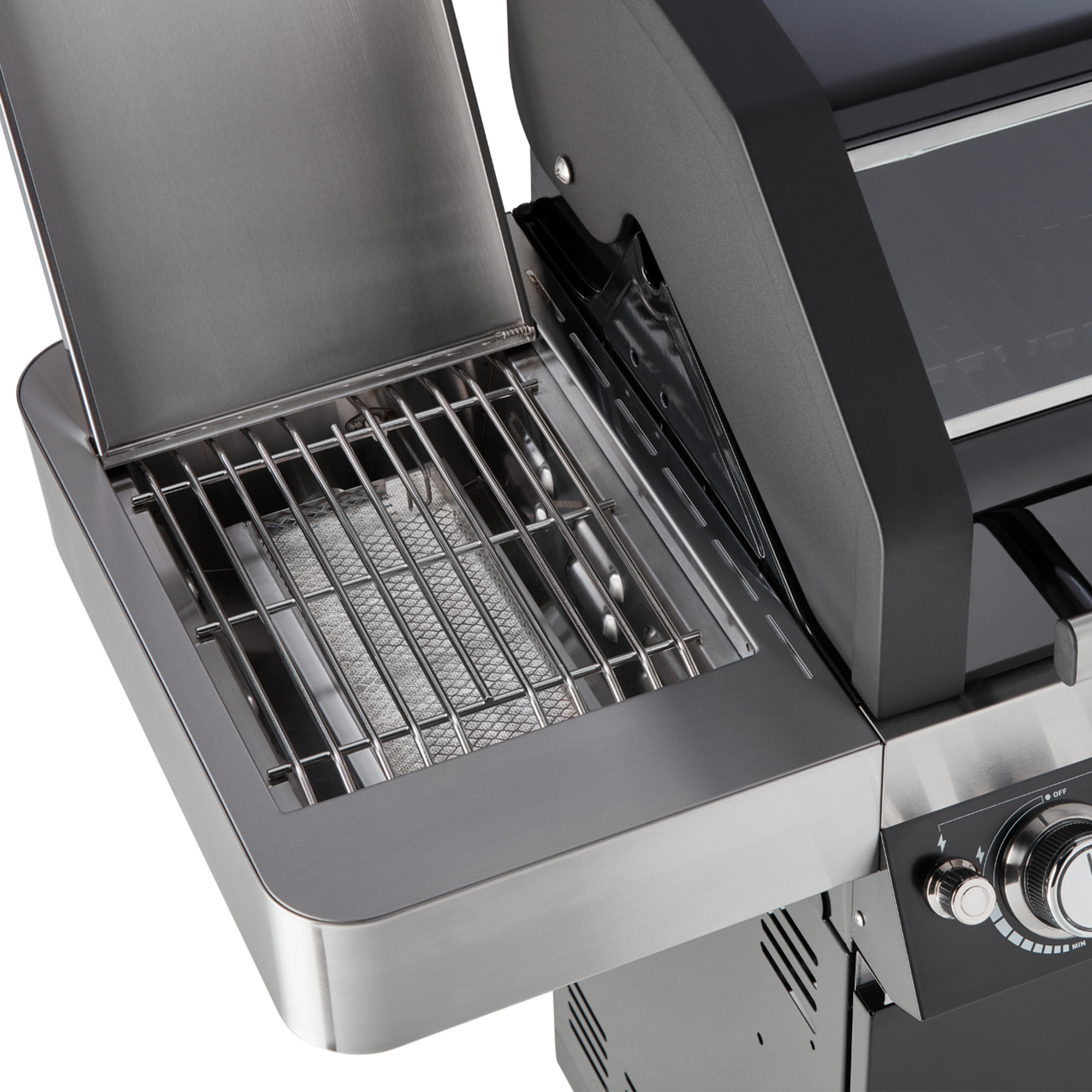 RÖSLE BBQ-Station VIDERO G4-SB Vario+ 50mbar BBQ-Station VIDERO G4-SB Vario+ Detail Primezone offen