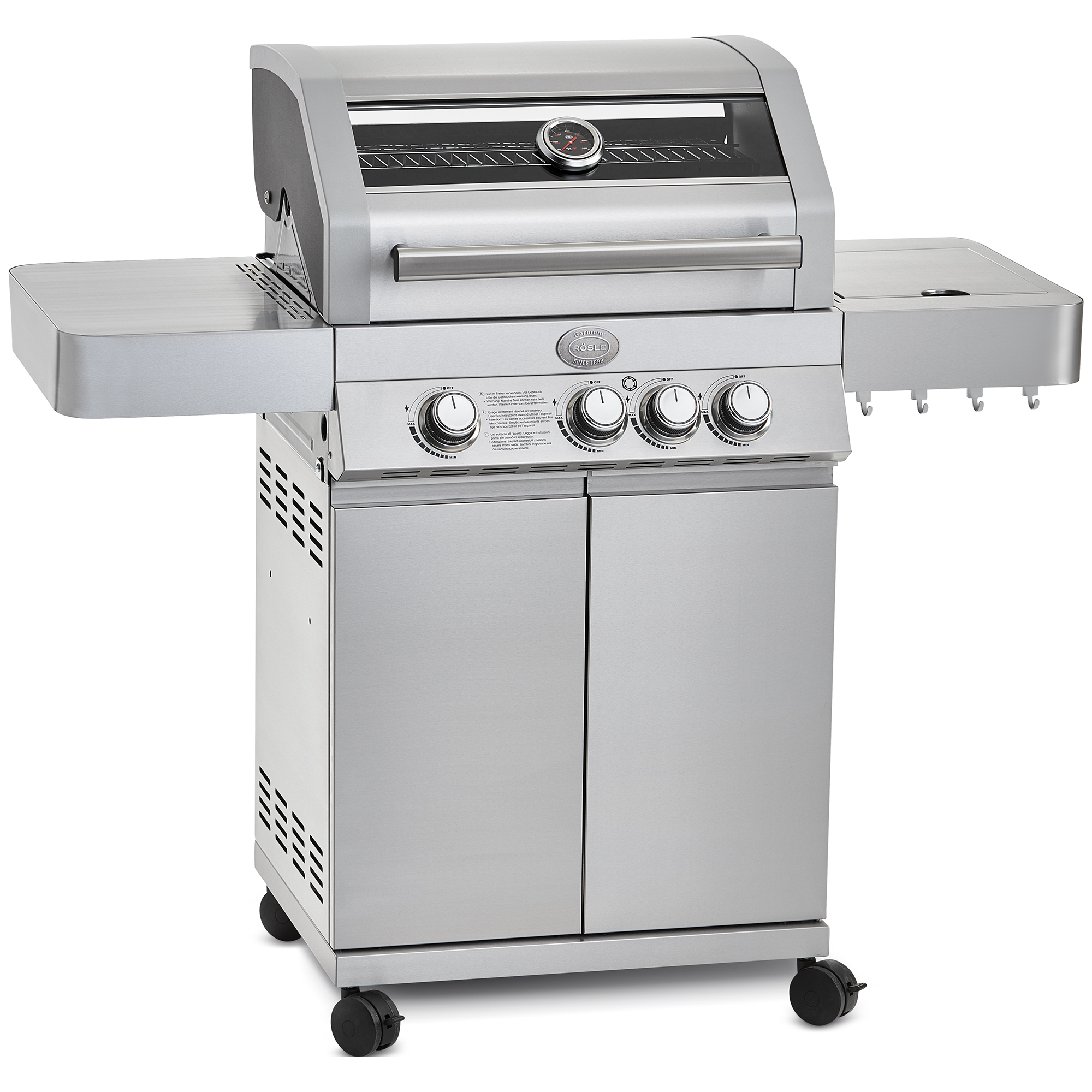 Gas Grill BBQ-Station Videro G3 Stainless Steel 50mbar (Model year until 2020)