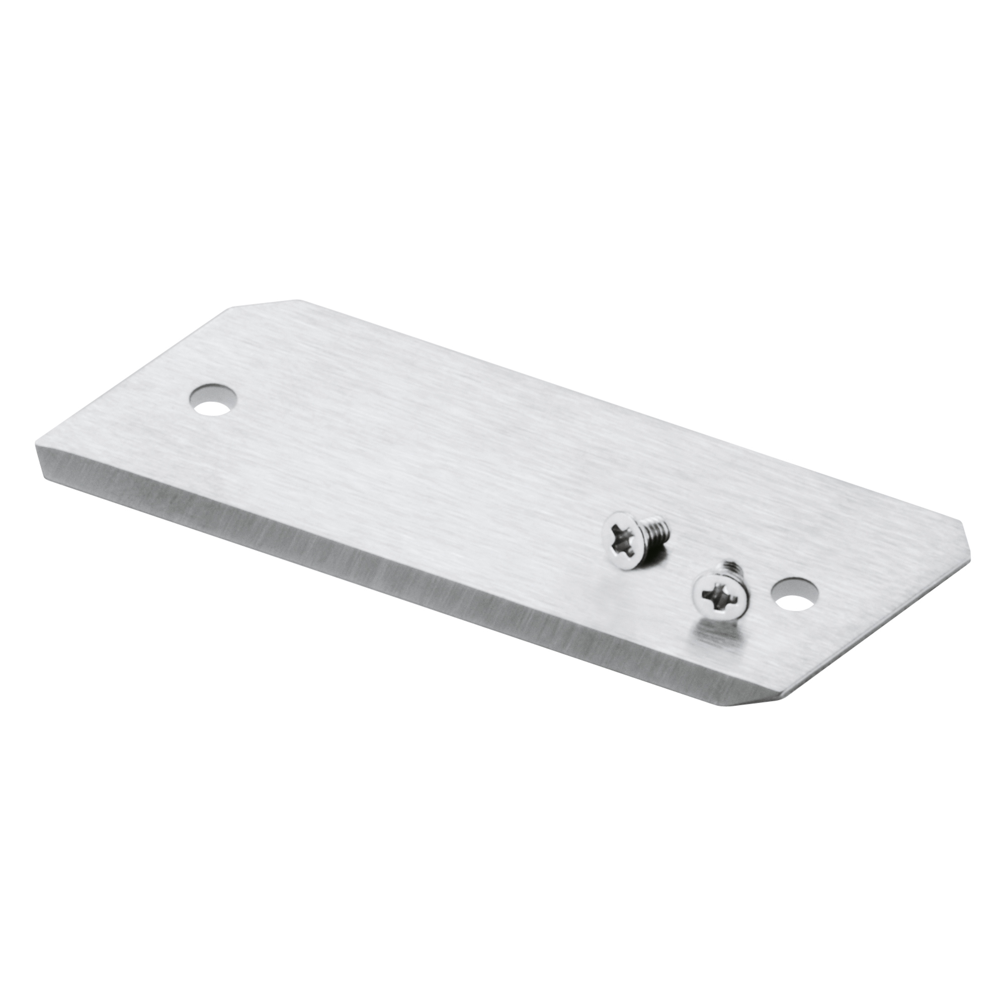Ersatzklinge für Hobel von RÖSLE Ersatzklinge aus Edelstahl für Hobel, flach und rechteckig mit zwei Schraubenlöchern.
