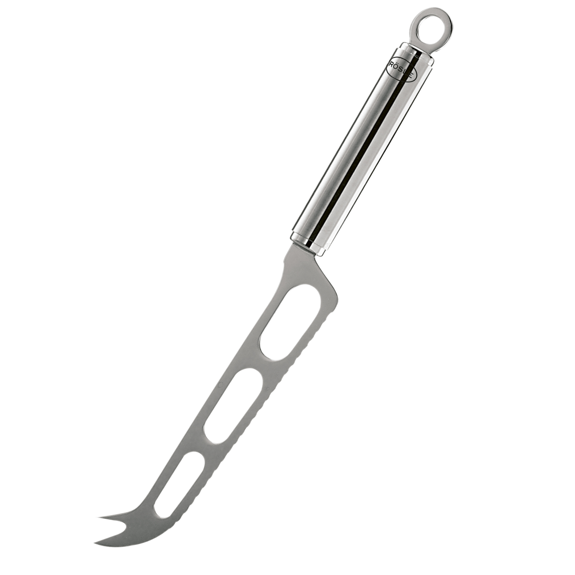 RÖSLE Käsemesser Käsemesser aus Edelstahl mit ergonomischem Griff und Lochmuster.