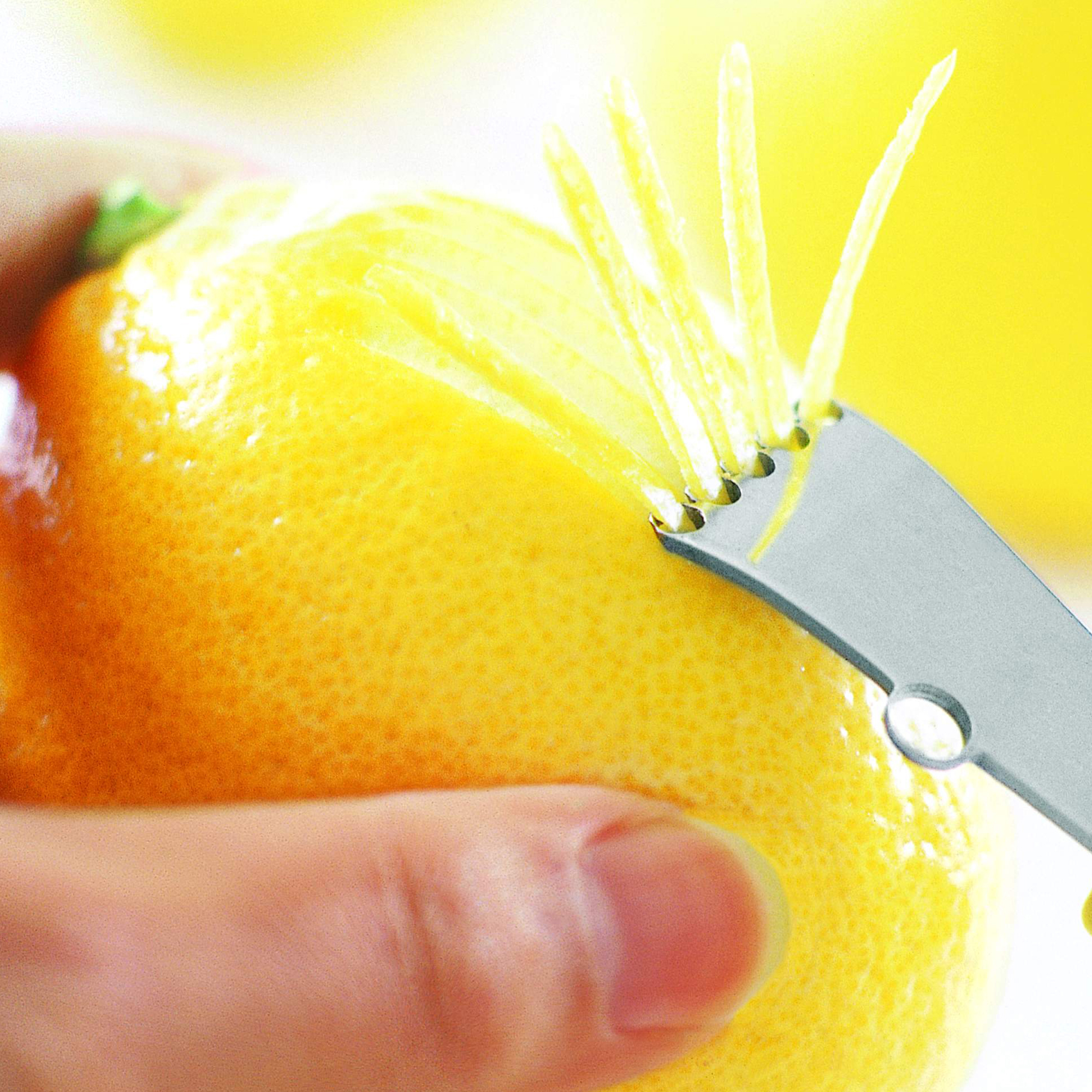 RÖSLE thread cutter 16 cm Stainless steel thread cutter, used for cutting zest from a lemon.