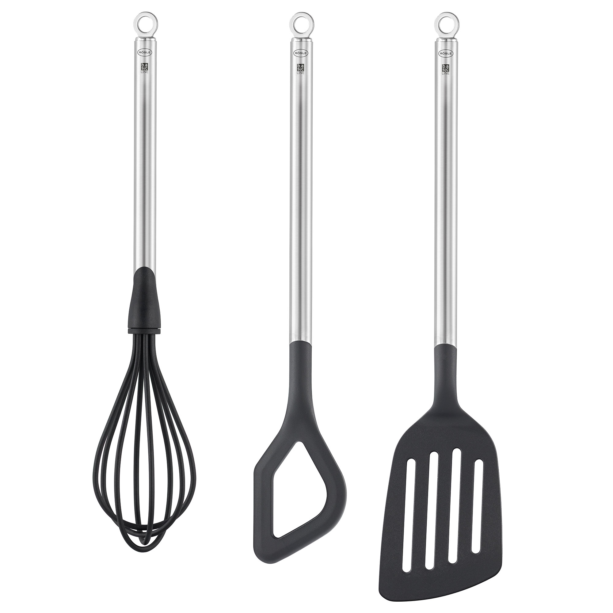  Rosle Stainless Steel Silicone Spiral Whisk, 22 cm