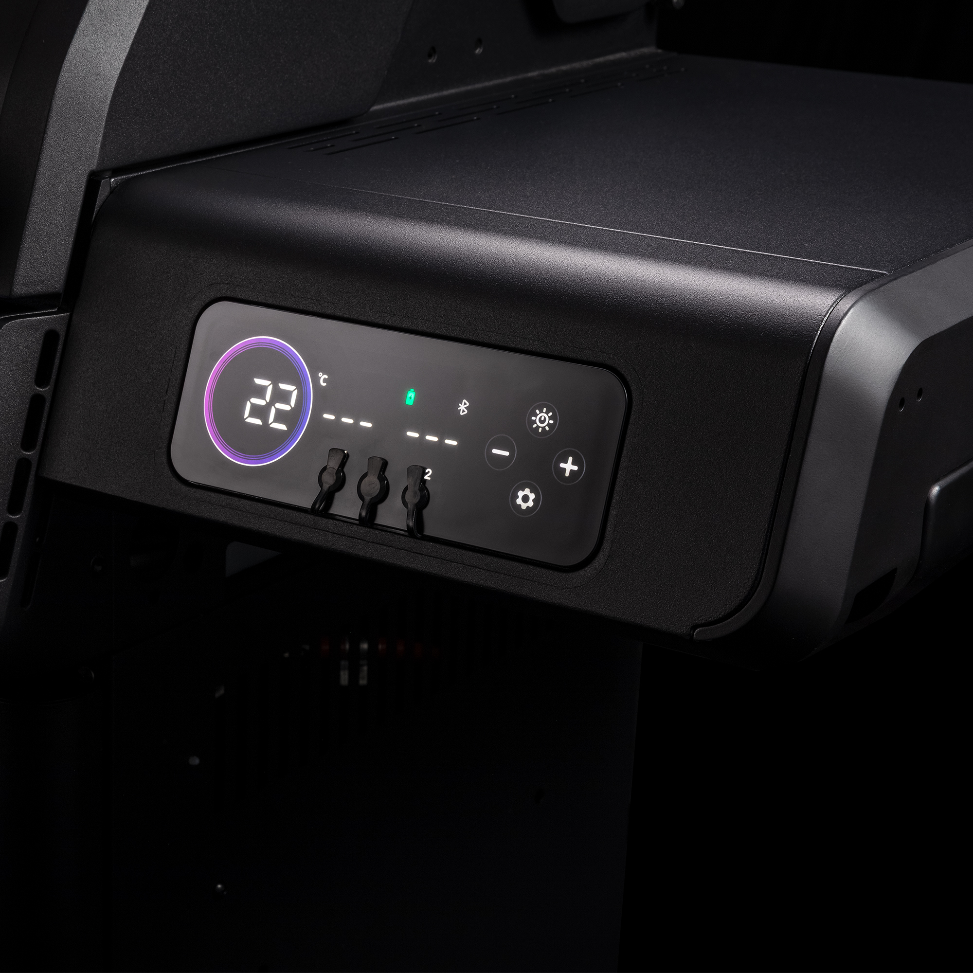 RÖSLE EPICFLAME PRO 6 EPICFLAME PRO 6 Gasgrill Detail LED Display