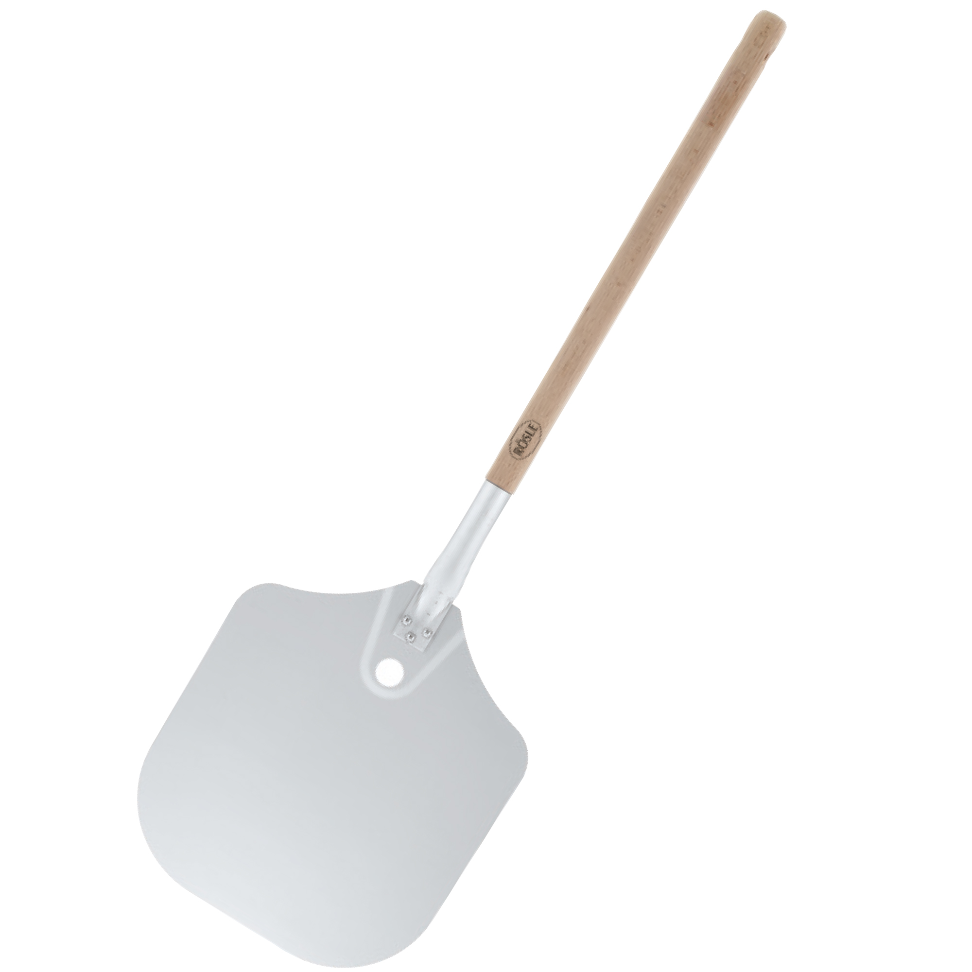 RÖSLE Pizzaschaufel Pizzaschaufel aus Aluminium mit Holzgriff, quadratischer Schaufelkopf, ideal für den Grill.