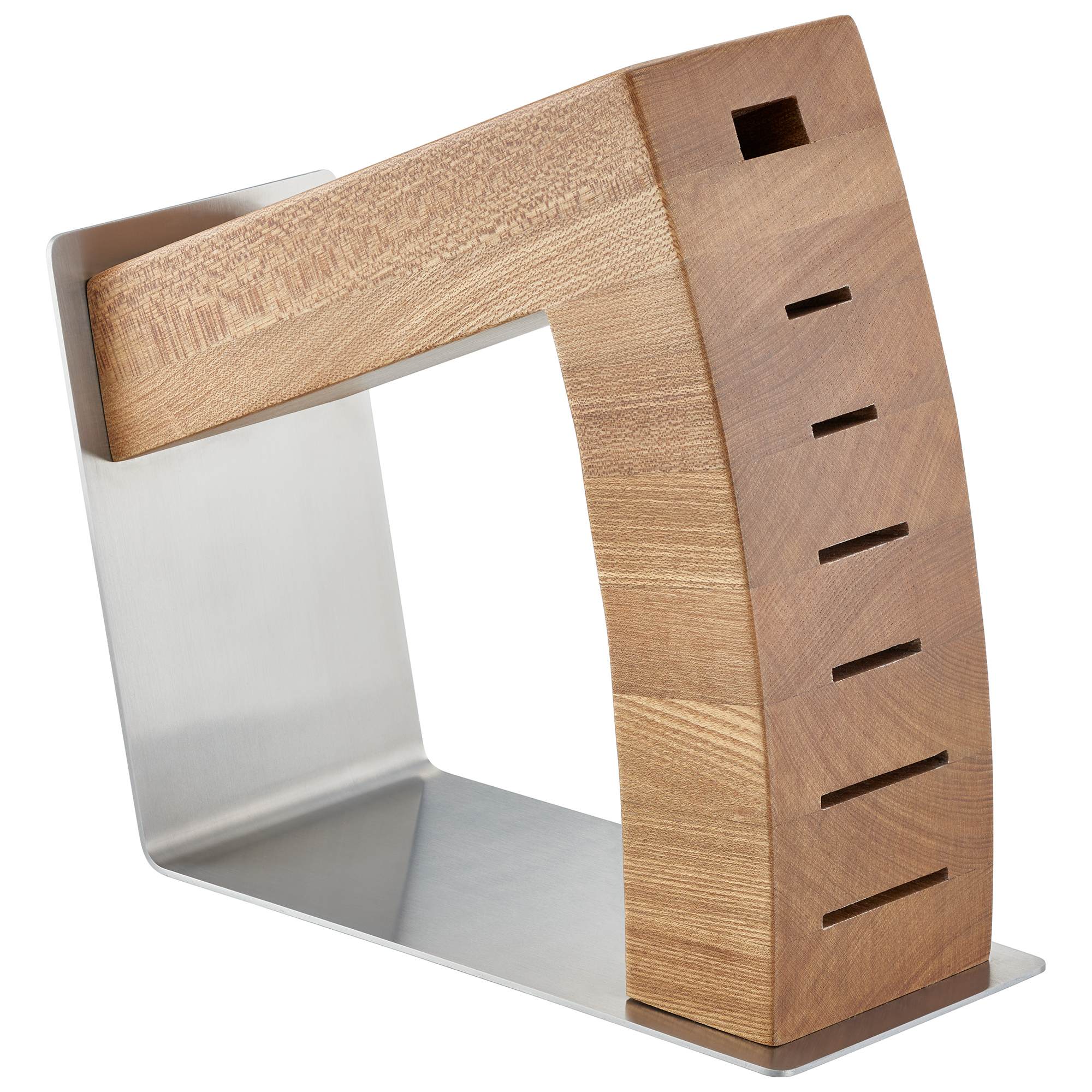 RÖSLE Messerblock MoveX Messerblock MoveX aus Edelstahl und Holz, mit Platz für mehrere Messer.