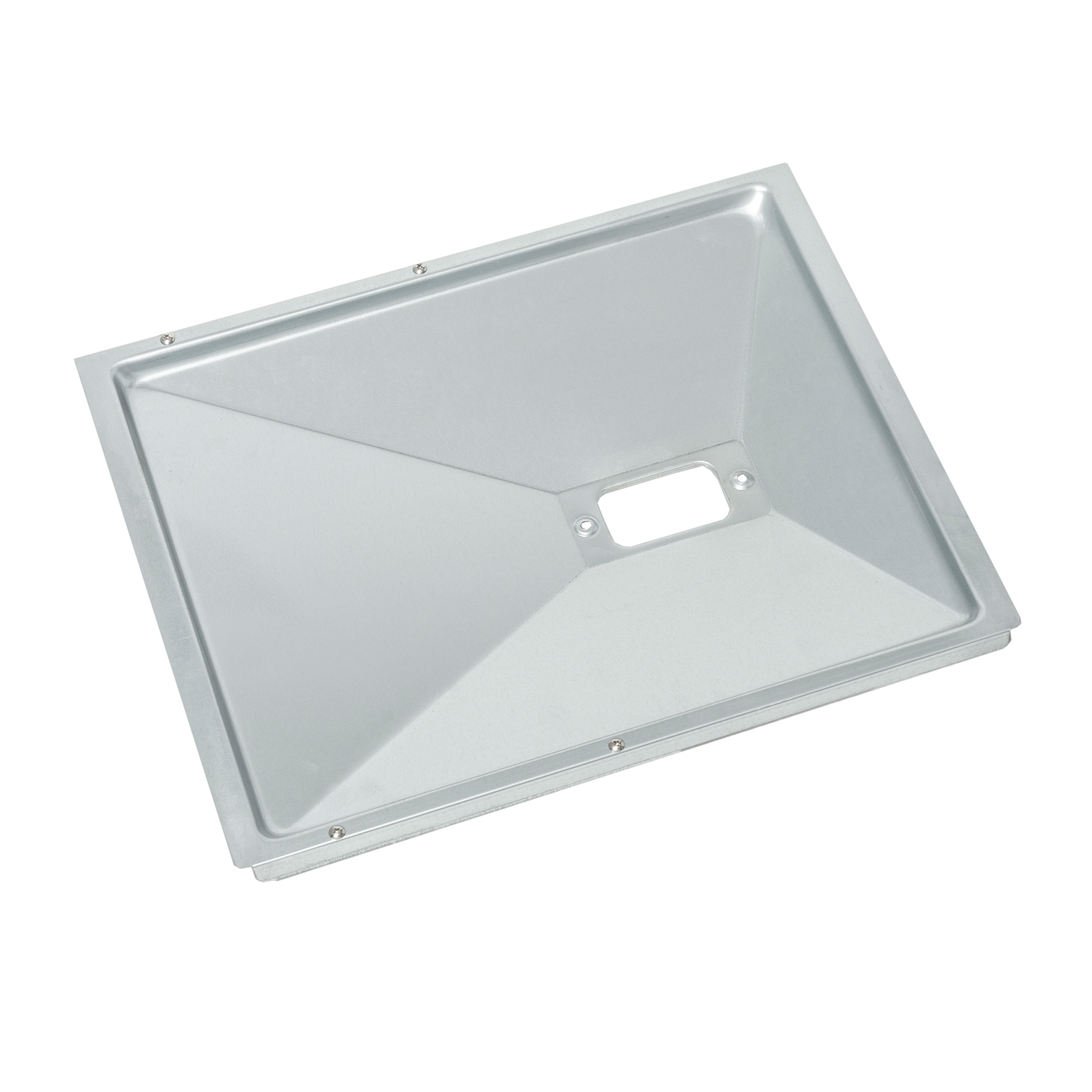 RÖSLE Fettableitblech Fettableitblech aus Metall, rechteckig, mit Hitzeabschirmblech.