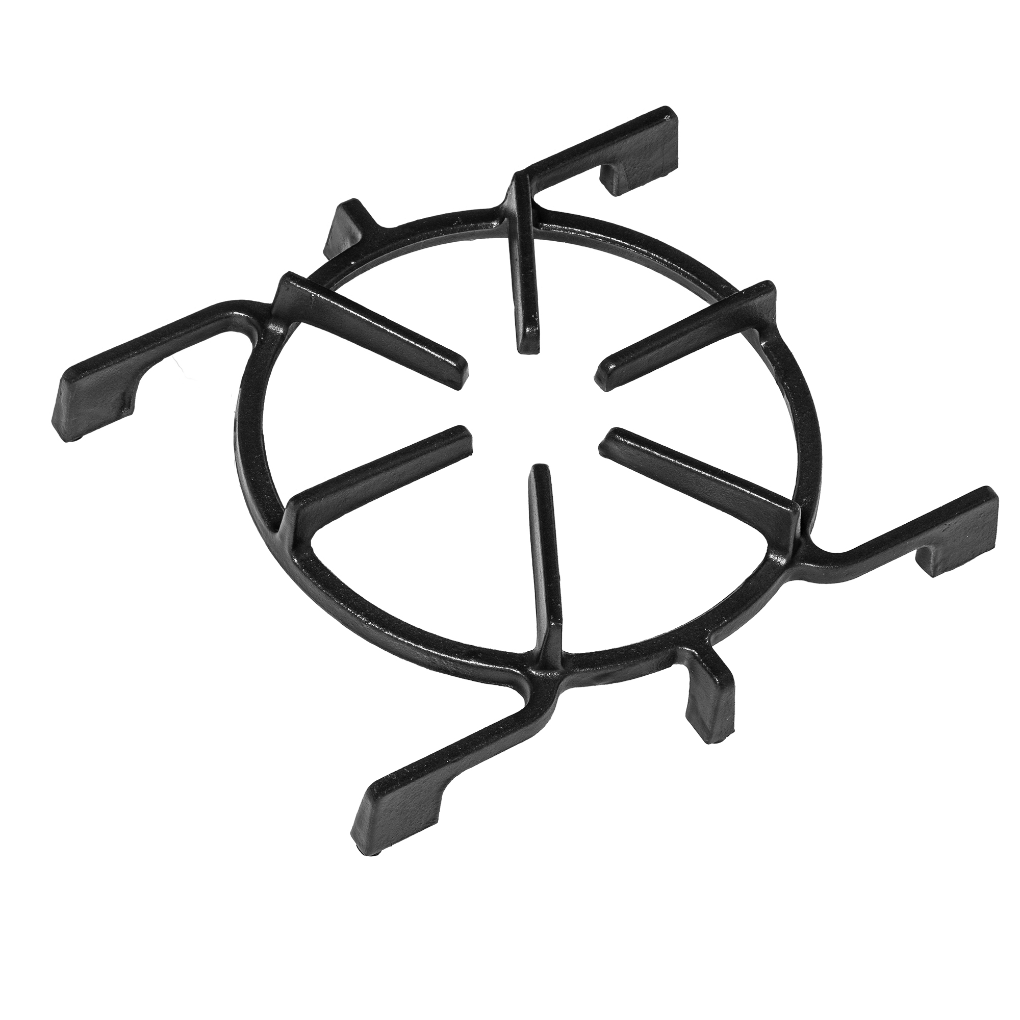 Gusseisenrost für Seitenbrenner von RÖSLE Gusseisenrost für Seitenbrenner, runde Form, schwarz, stabil und hitzebeständig.