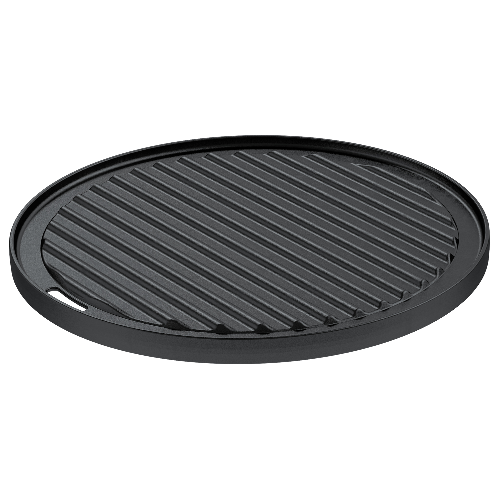RÖSLE Grillplatte Vario 30 cm Grillplatte Vario, rund, 30 cm, schwarz, mit gerillter Oberfläche für Grillen.