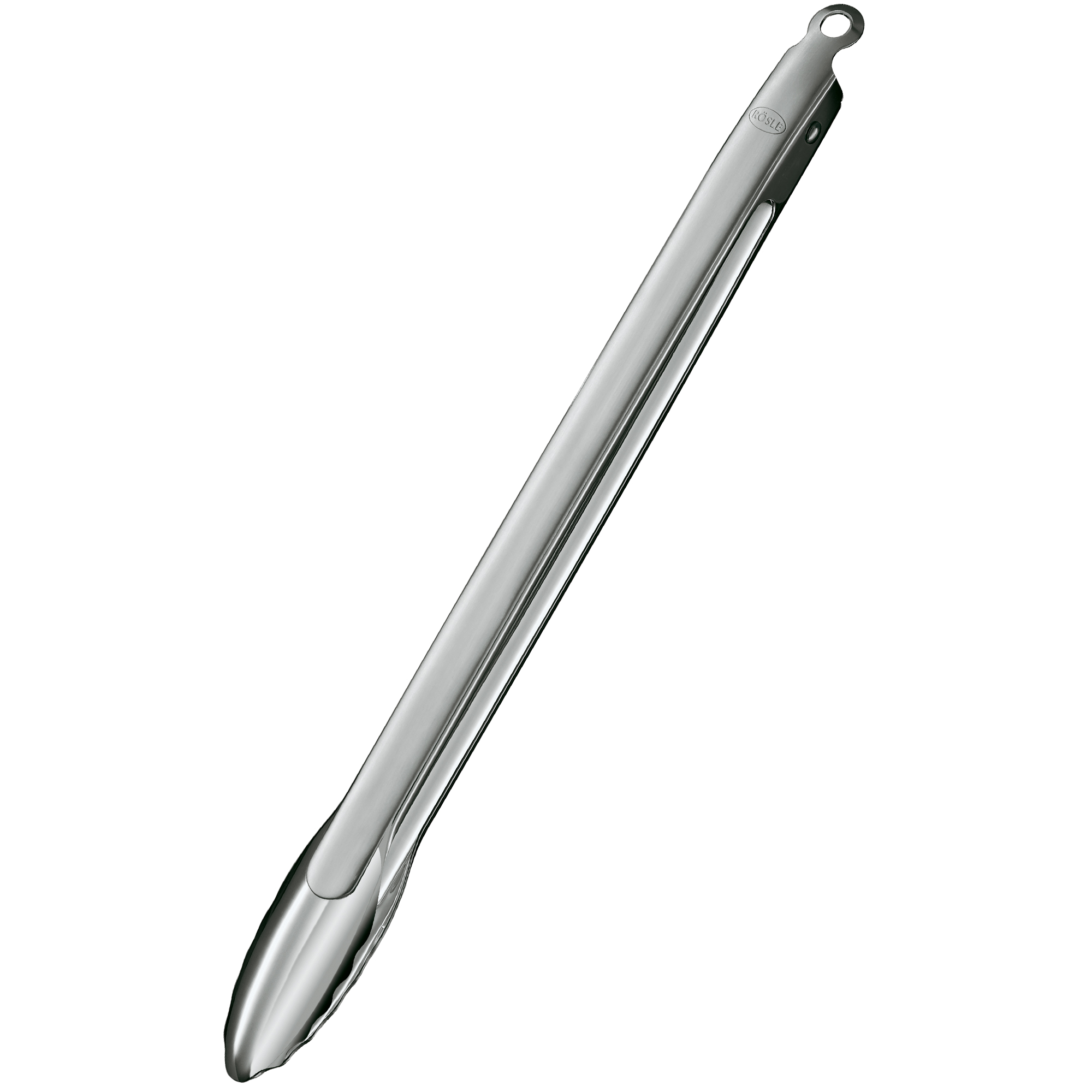 RÖSLE stainless steel gourmet tongs Gourmet tongs, 40 cm, made of stainless steel, elongated shape, for barbecue and kitchen applications.