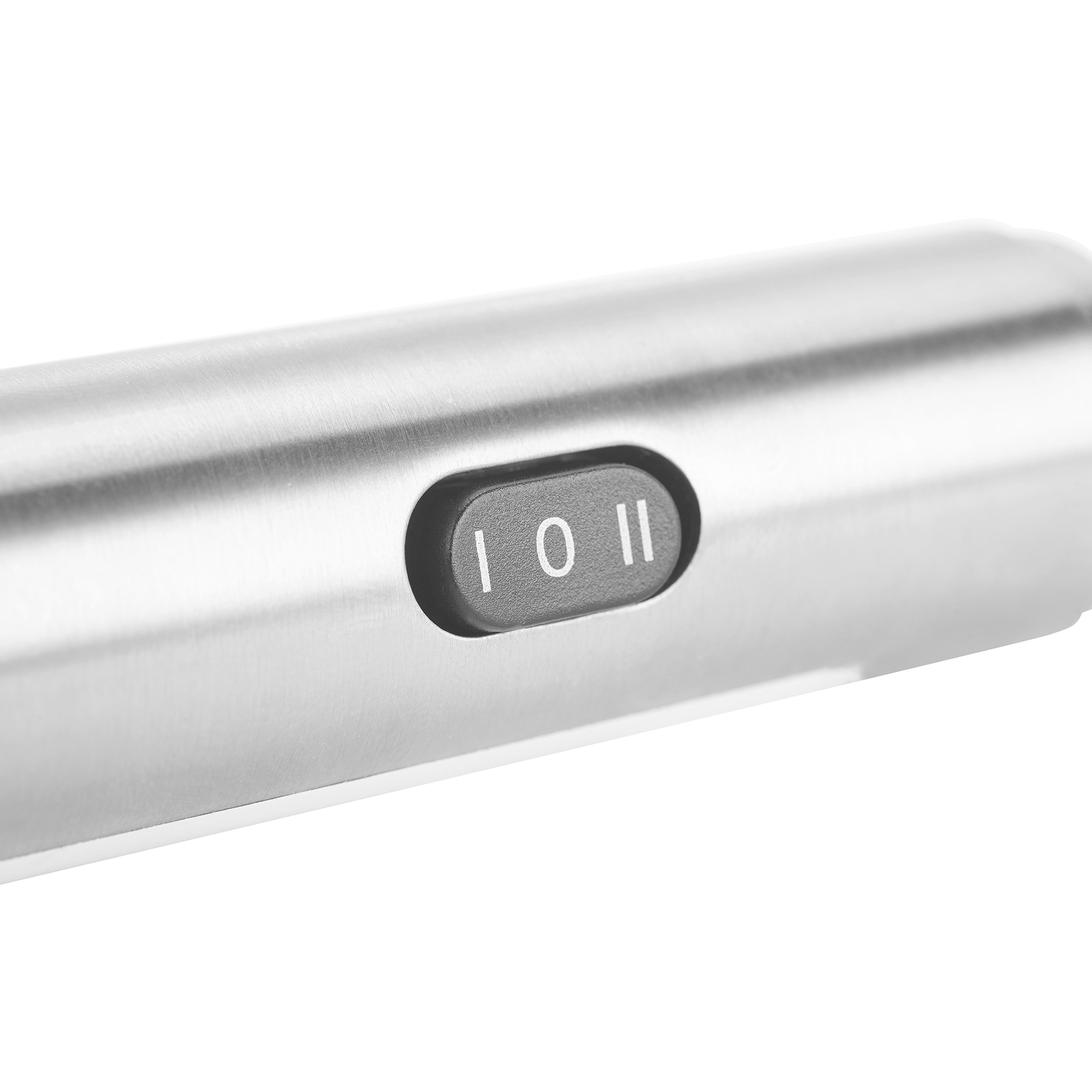 Multischaeumer, Edelstahl, mit zwei Schaltstufen.