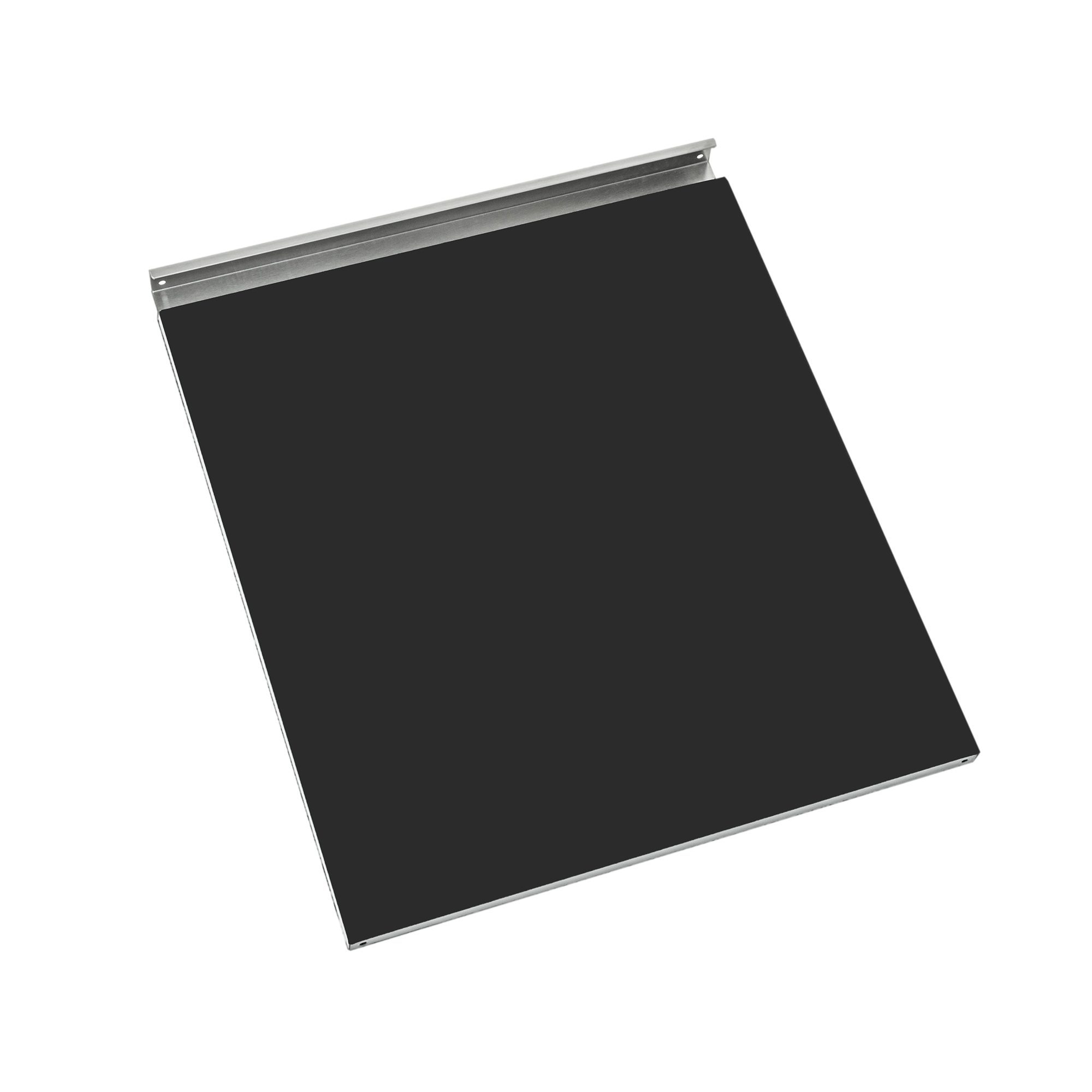 RÖSLE Grilltür Tür für Grill, quadratisch, schwarz, aus Metall, mit Griff.