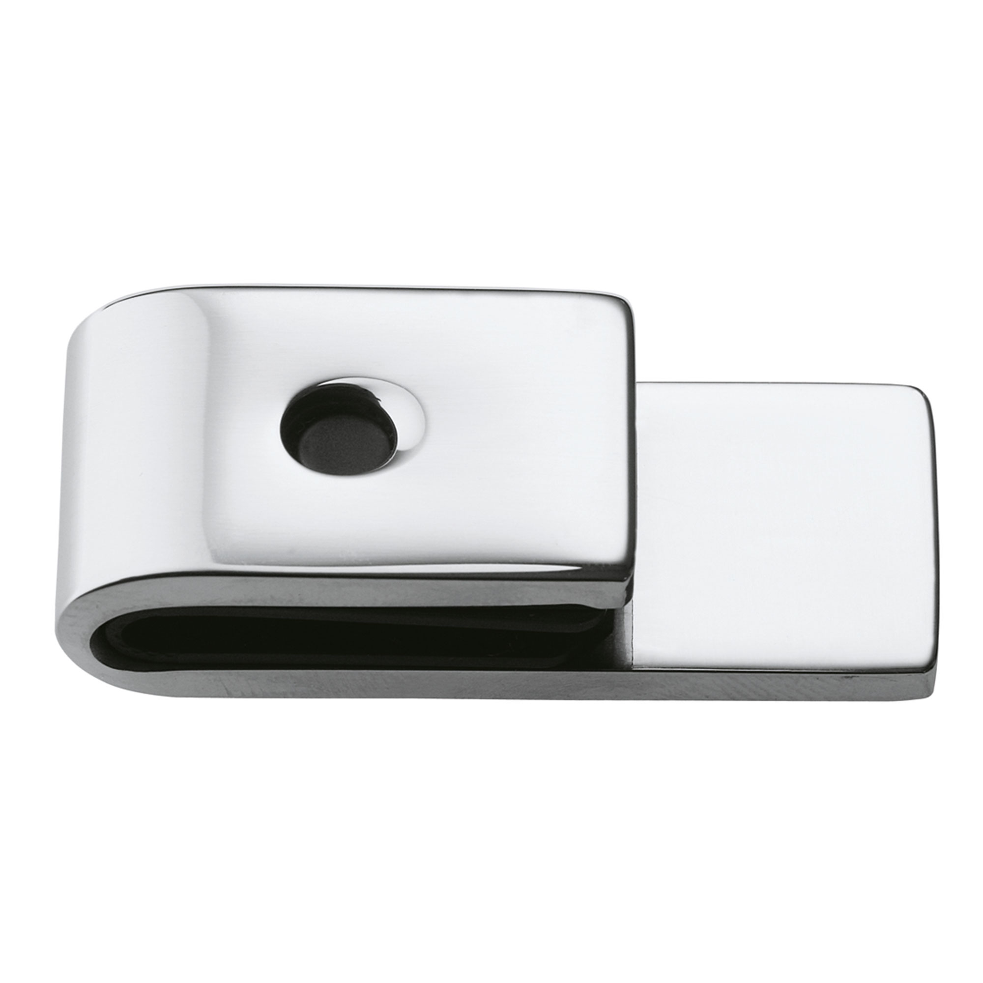 RÖSLE stainless steel connecting clip Connection clip made of shiny stainless steel, rectangular shape, for kitchen and barbecue...