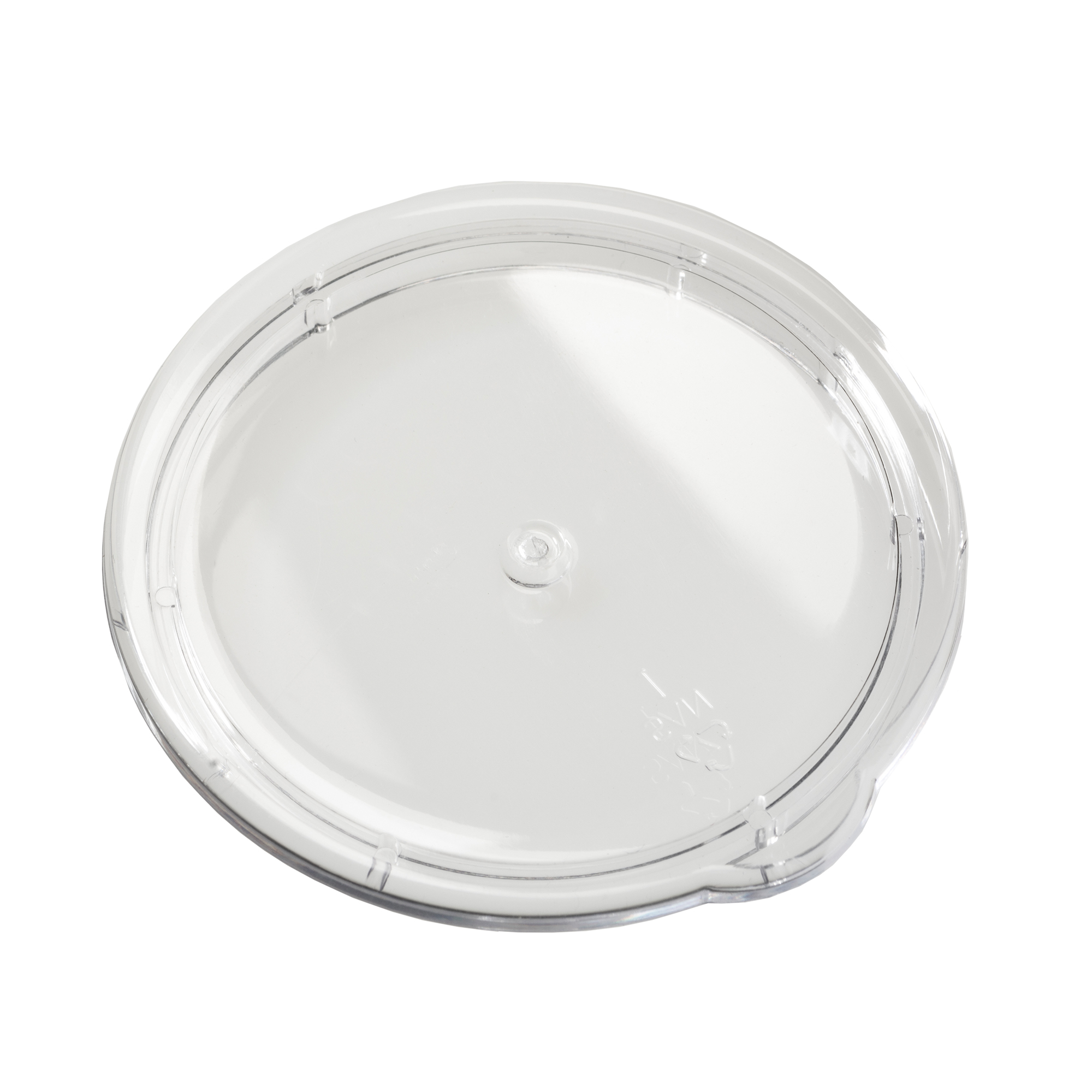 RÖSLE Abschlusskappe aus Kunststoff Abschlusskappe, transparent, rund, aus Kunststoff, zum Abdecken von Behältern