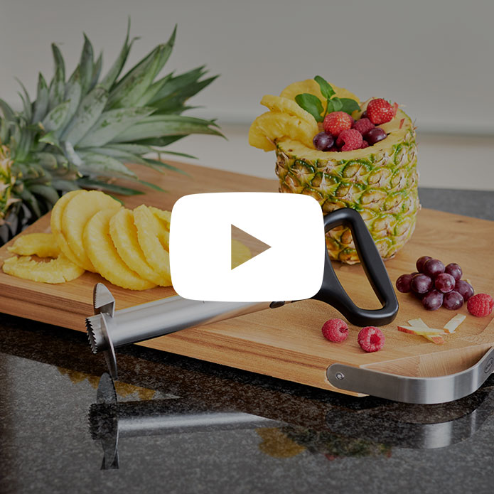 Home page Youtube Youtube logo with pineapple cutter