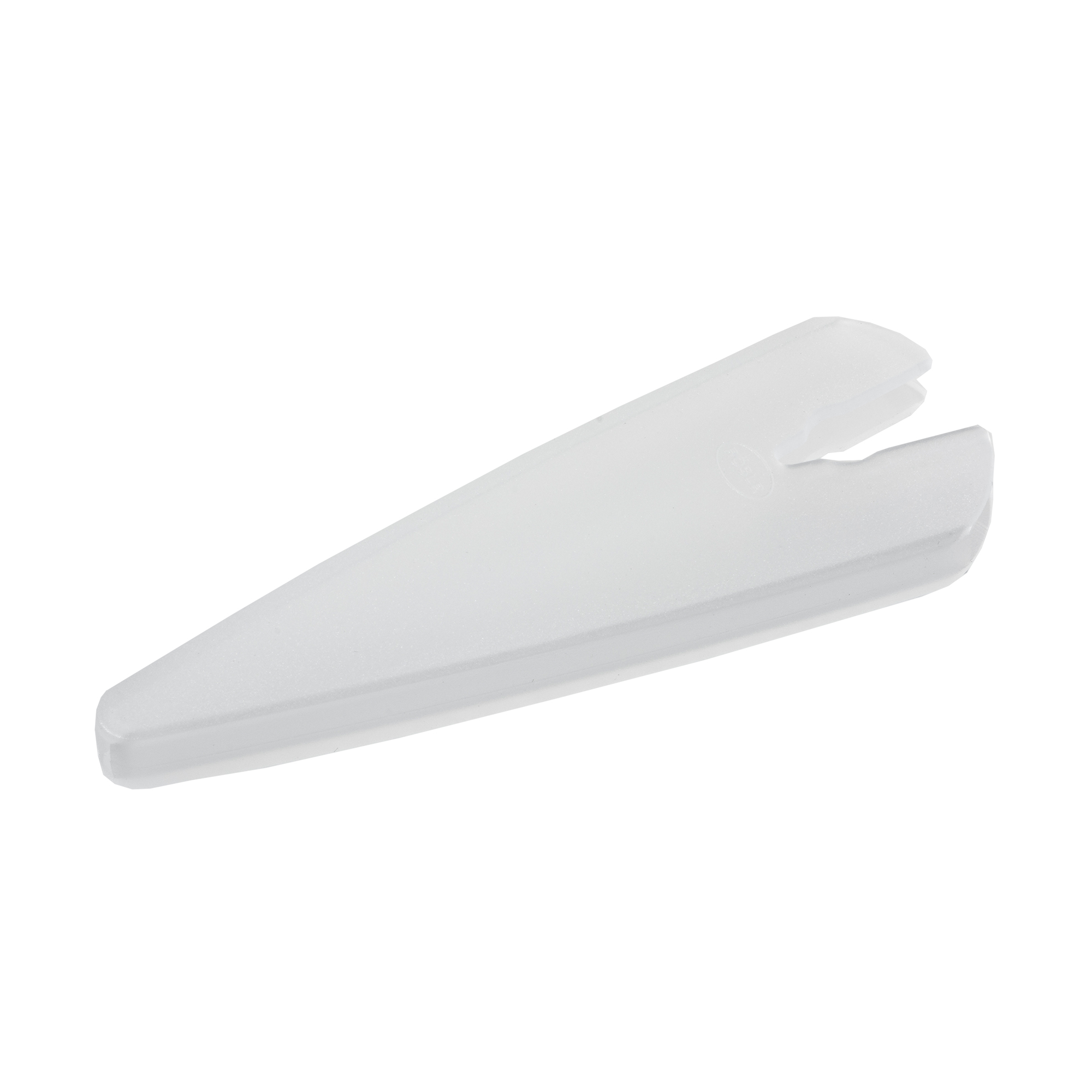 RÖSLE plastic protection Plastic guard, narrow and white, to protect blades or sharp edges.