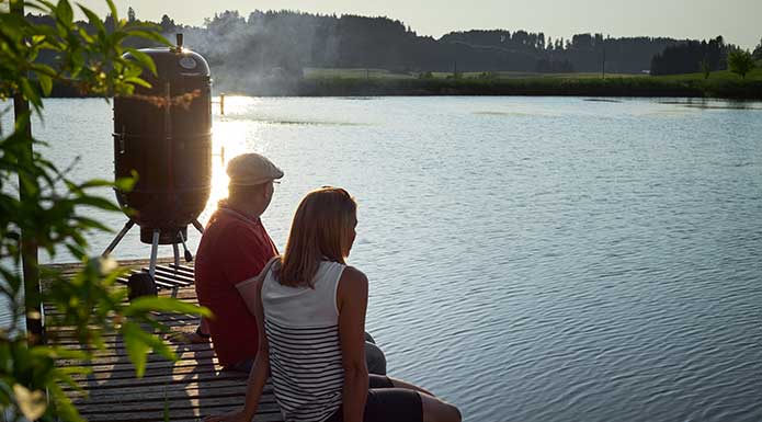 Smoker No.1 F50-S schwarz Smoker No.1 F50-S schwarz am See