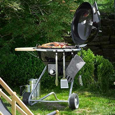 Holzkohle-Kugelgrill No.1 F60 AIR Holzkohle-Kugelgrill No.1 F60 AIR im Garten