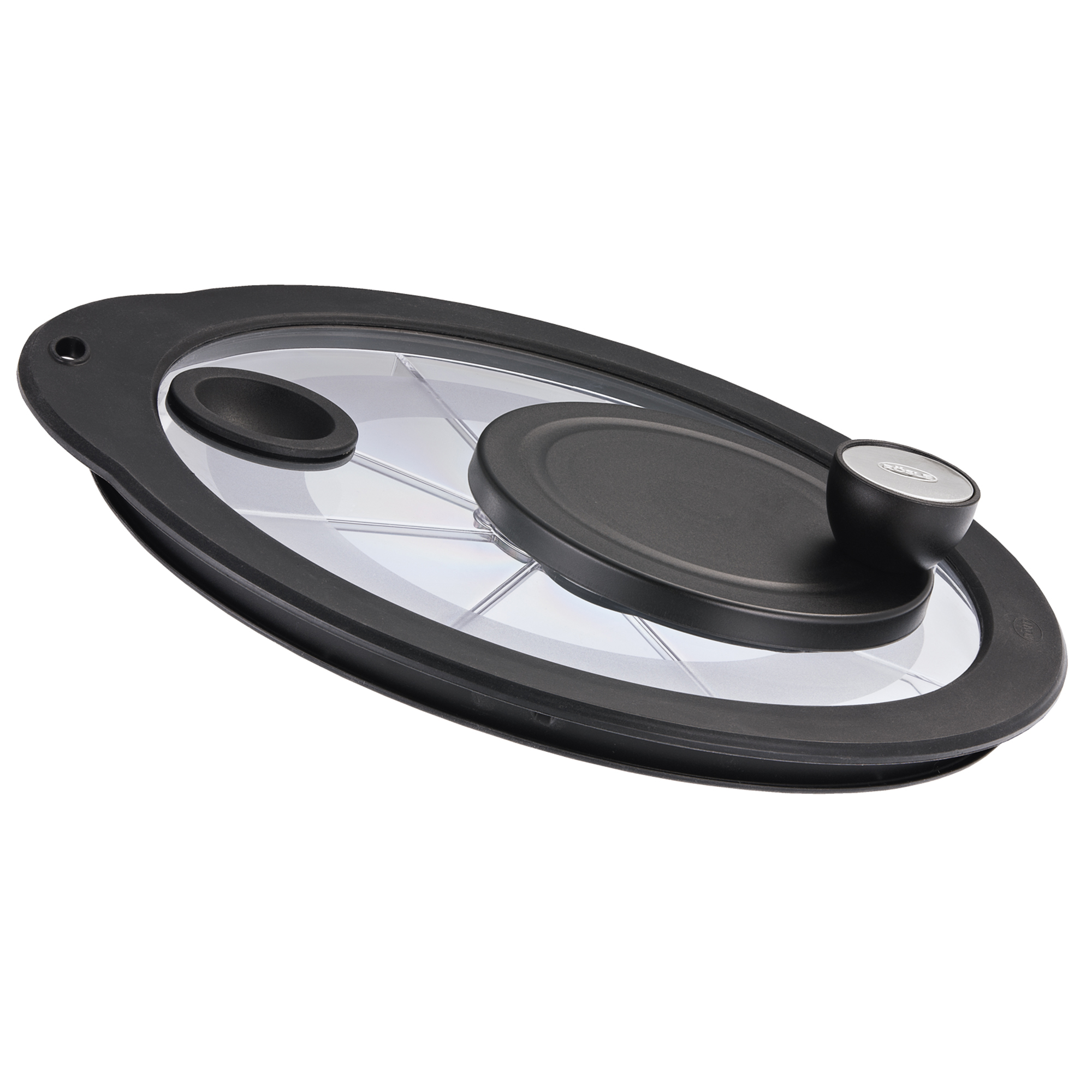 RÖSLE Salatschleuder-Deckel Salatschleuder-Deckel aus schwarzem Kunststoff mit transparentem Sichtfenster und ergonomischem...