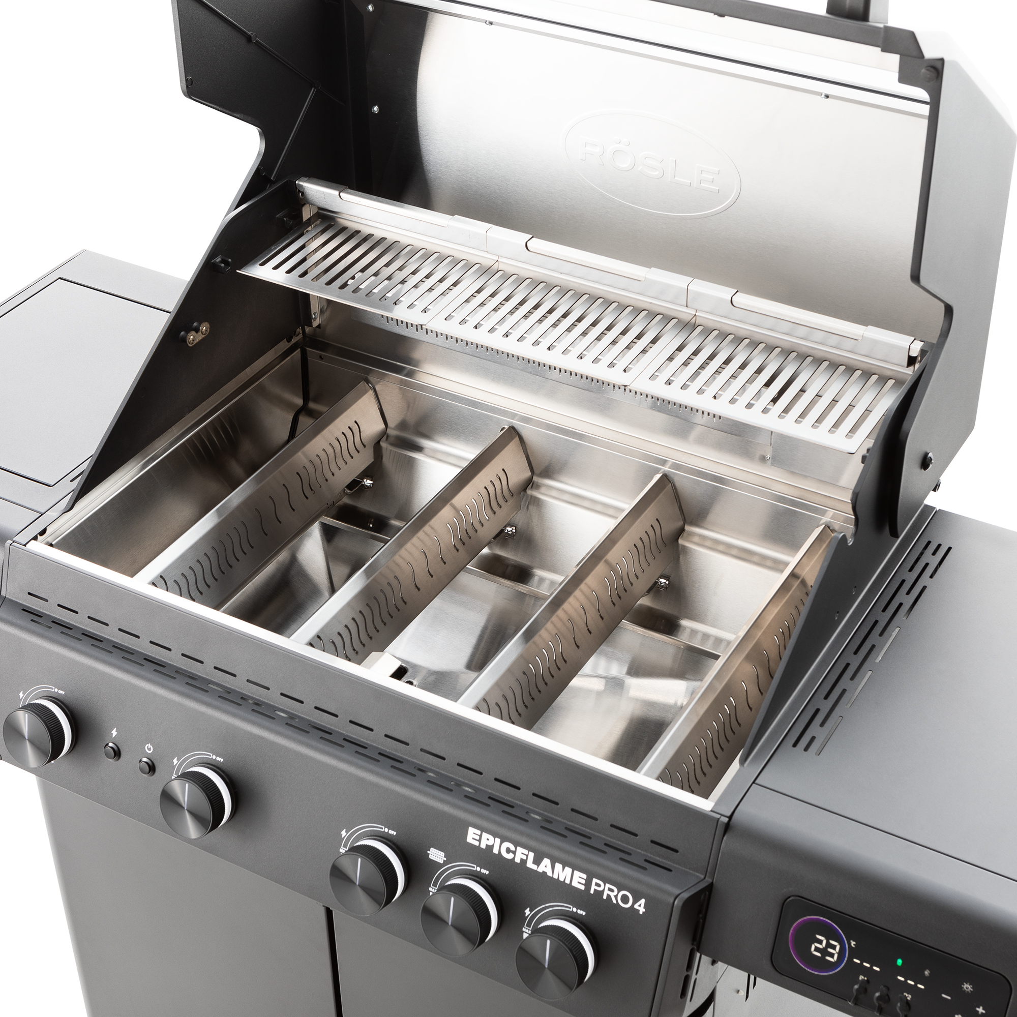 EPICFLAME PRO 4 Gasgrill mit 4 Brennern
